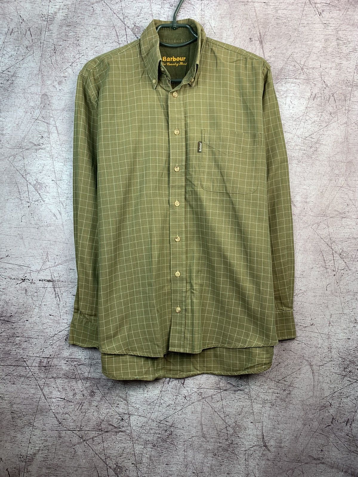Barbour × Flannel × Vintage Barbour Vintage Mens Flannel Check Shirt Size US M / EU 48-50 / 2 - 1 Thumbnail