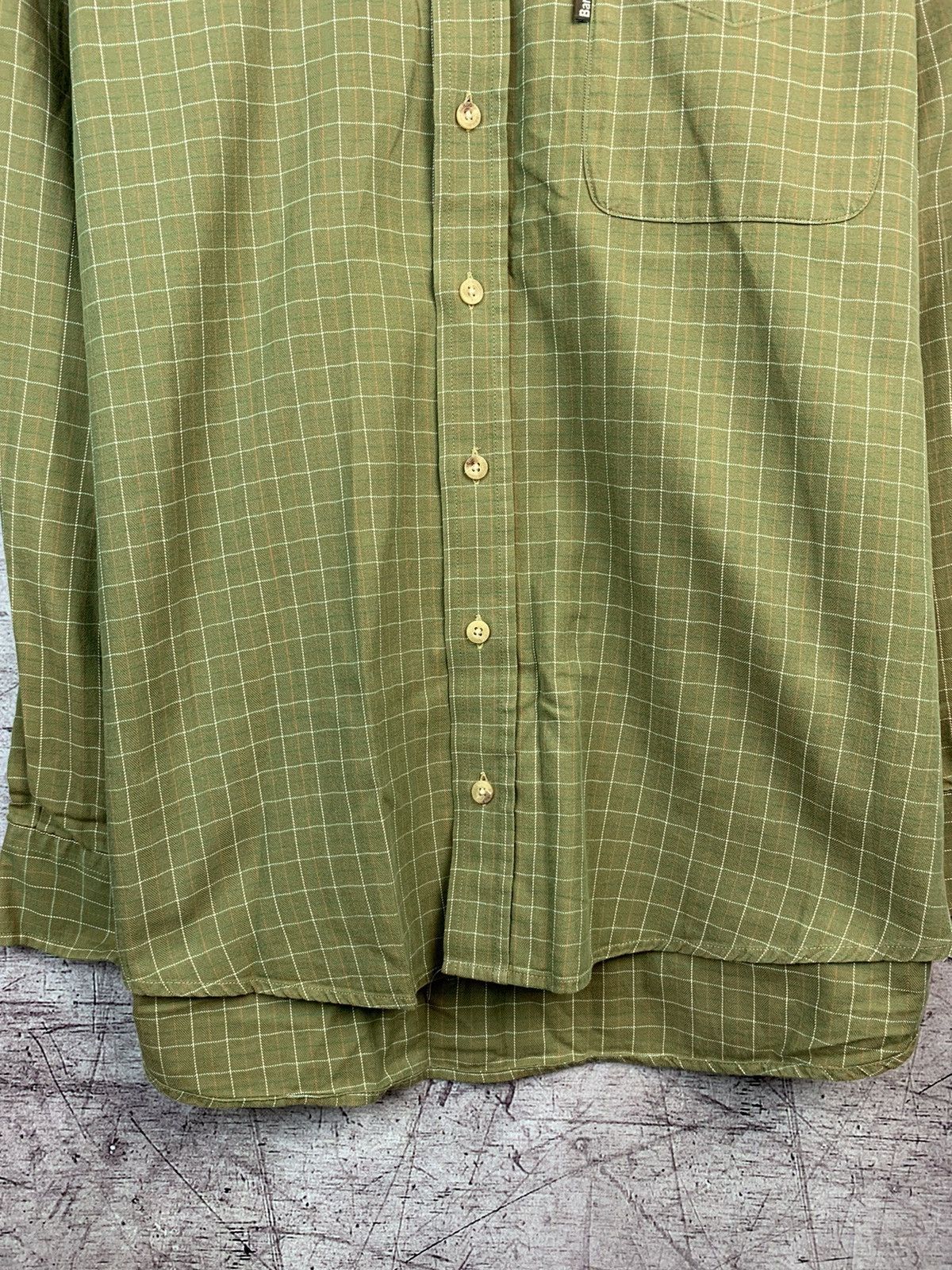 Barbour × Flannel × Vintage Barbour Vintage Mens Flannel Check Shirt Size US M / EU 48-50 / 2 - 3 Thumbnail