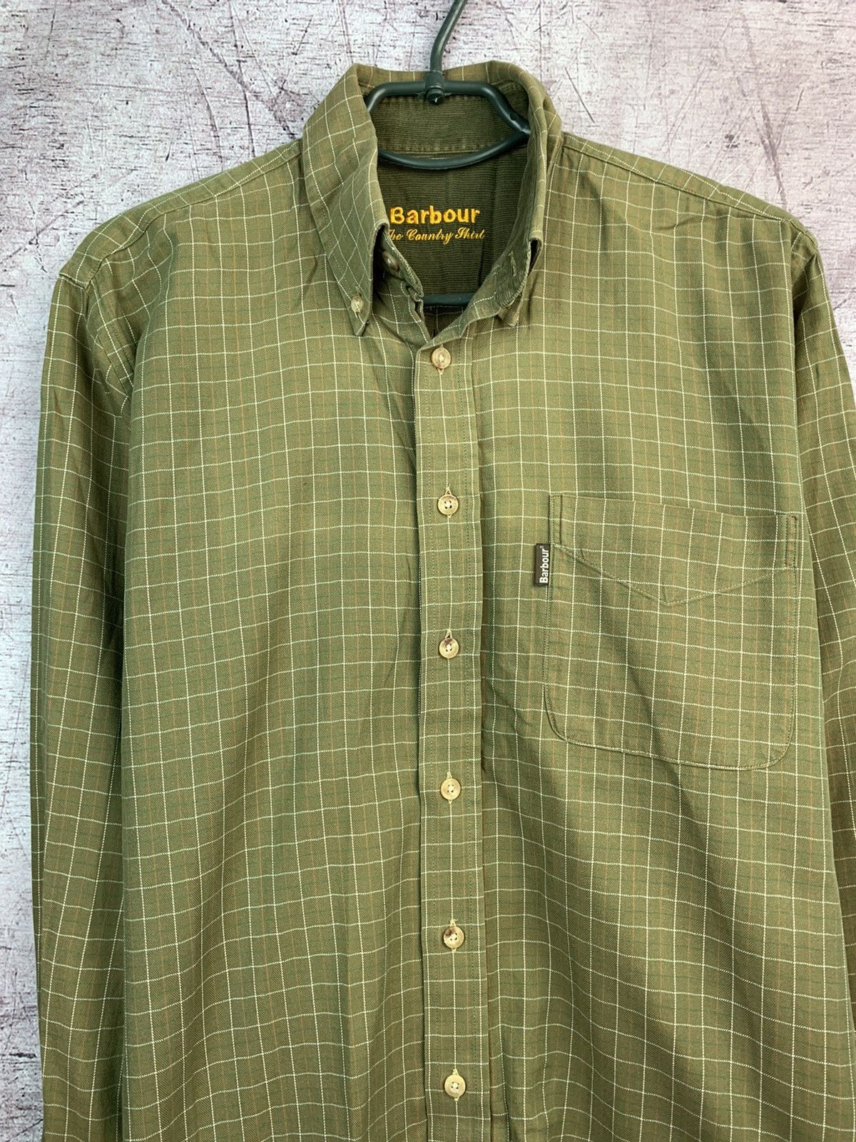 Barbour × Flannel × Vintage Barbour Vintage Mens Flannel Check Shirt Size US M / EU 48-50 / 2 - 2 Thumbnail