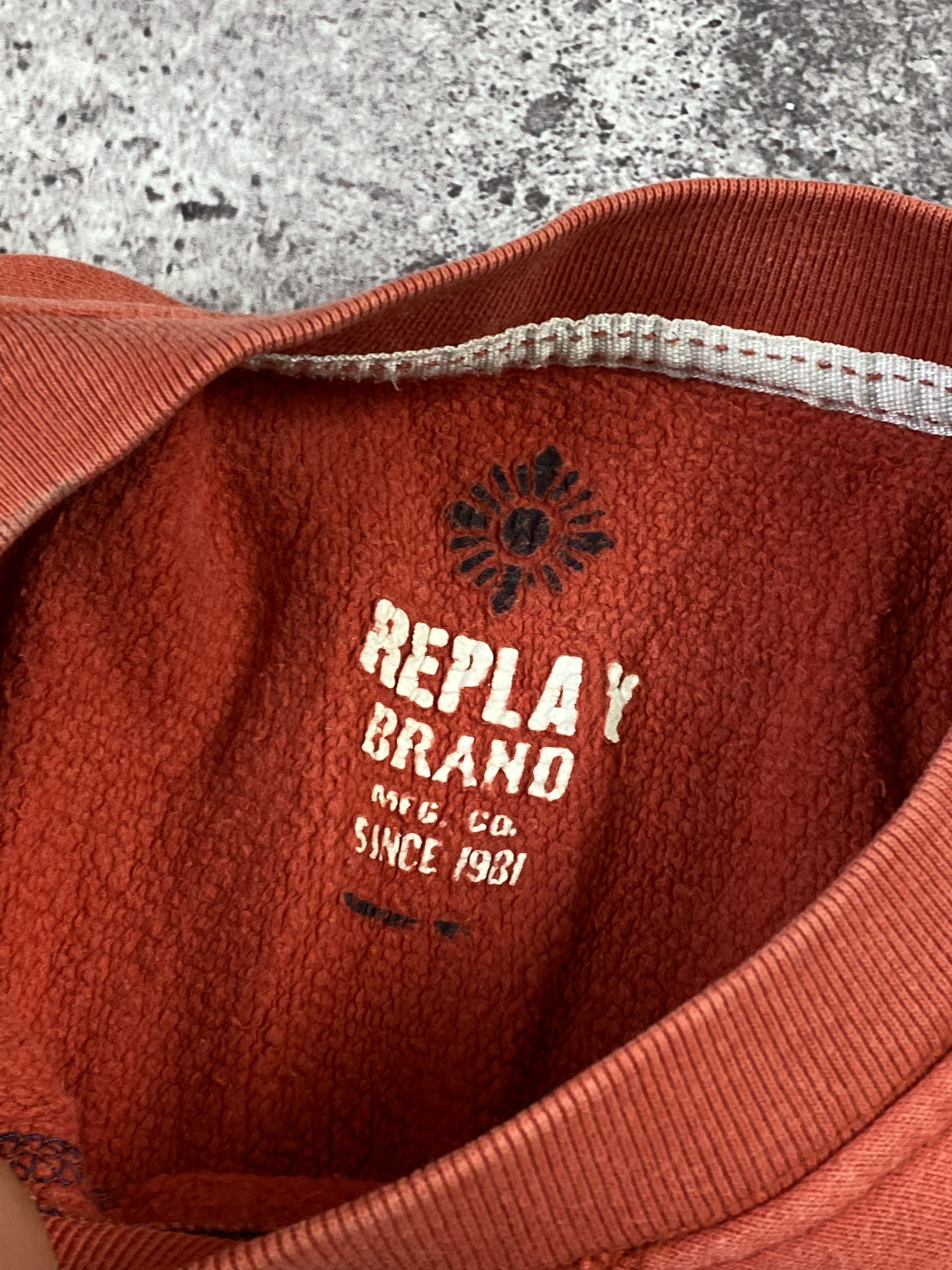 Replay × Vintage Vintage Replay Sweatshirt Big Spellout Logo Streetwear Y2K Size US M / EU 48-50 / 2 - 5 Thumbnail