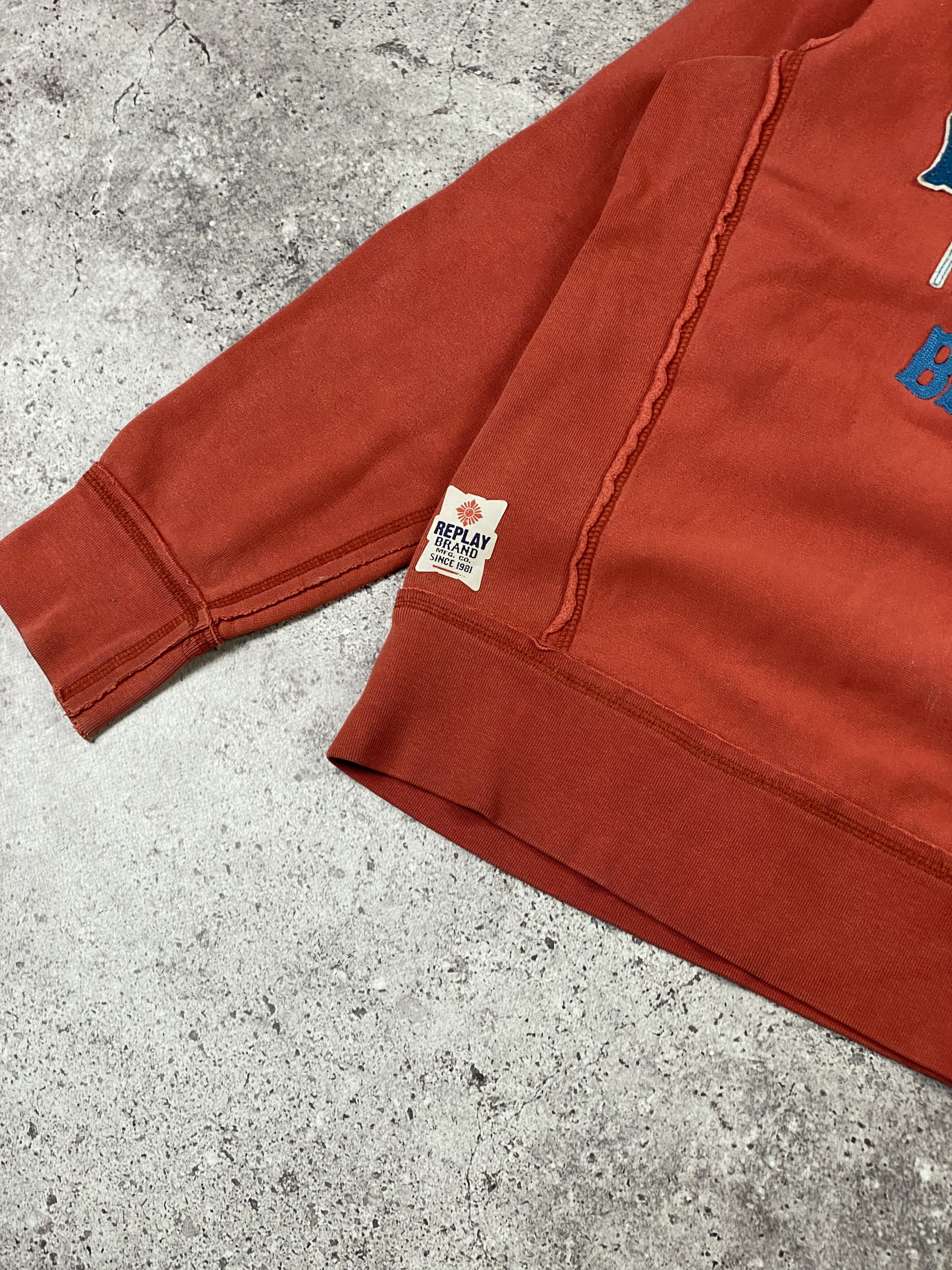Replay × Vintage Vintage Replay Sweatshirt Big Spellout Logo Streetwear Y2K Size US M / EU 48-50 / 2 - 8 Thumbnail