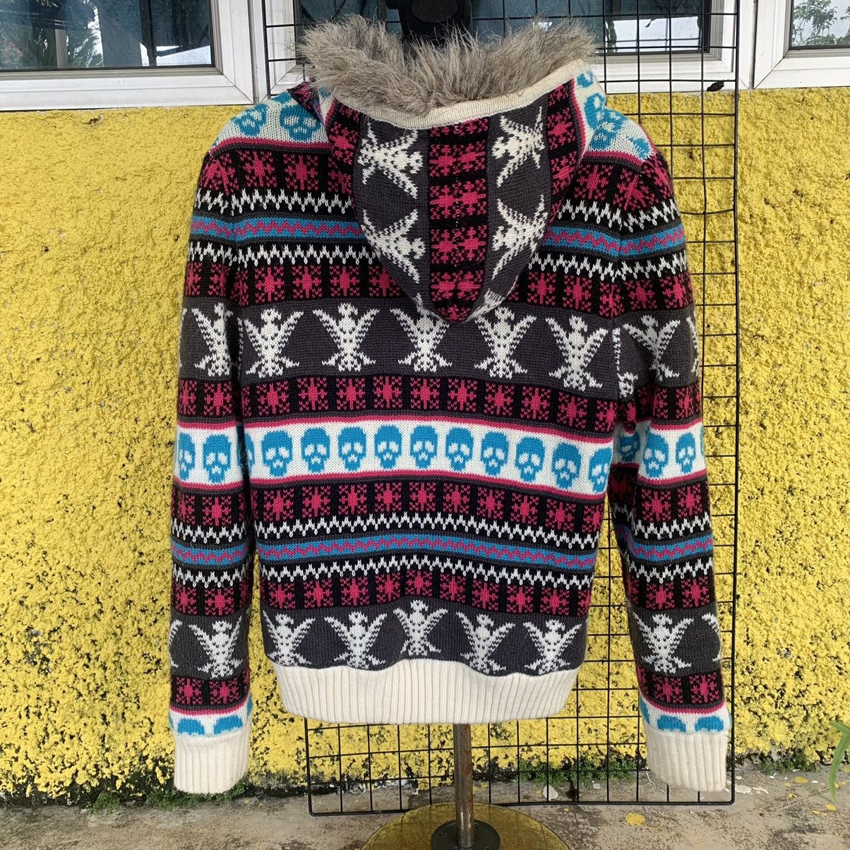 Japanese Brand Place Plan Red Label faux fur hoodie knitwear sweater jacket Size US M / EU 48-50 / 2 - 15 Thumbnail