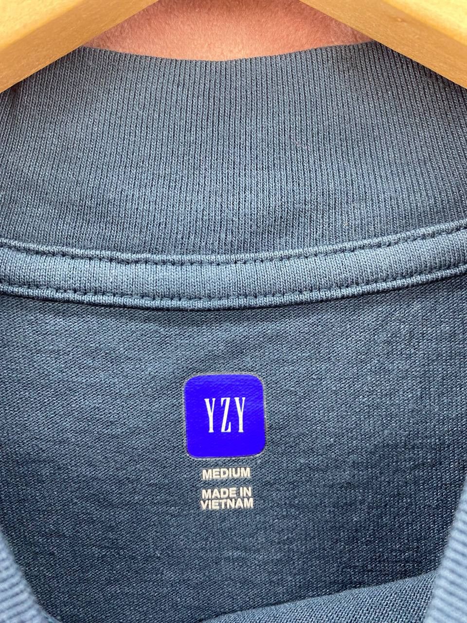 Gap Yeezy Gap by Balenciaga Dove Longsleeve Tee Dark Blue M Size US M / EU 48-50 / 2 - 5 Thumbnail
