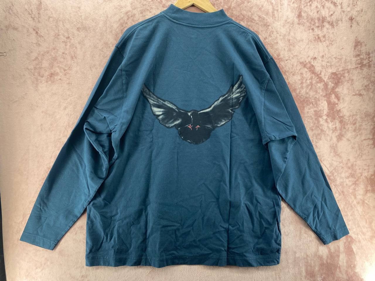 Gap Yeezy Gap by Balenciaga Dove Longsleeve Tee Dark Blue M Size US M / EU 48-50 / 2 - 1 Thumbnail
