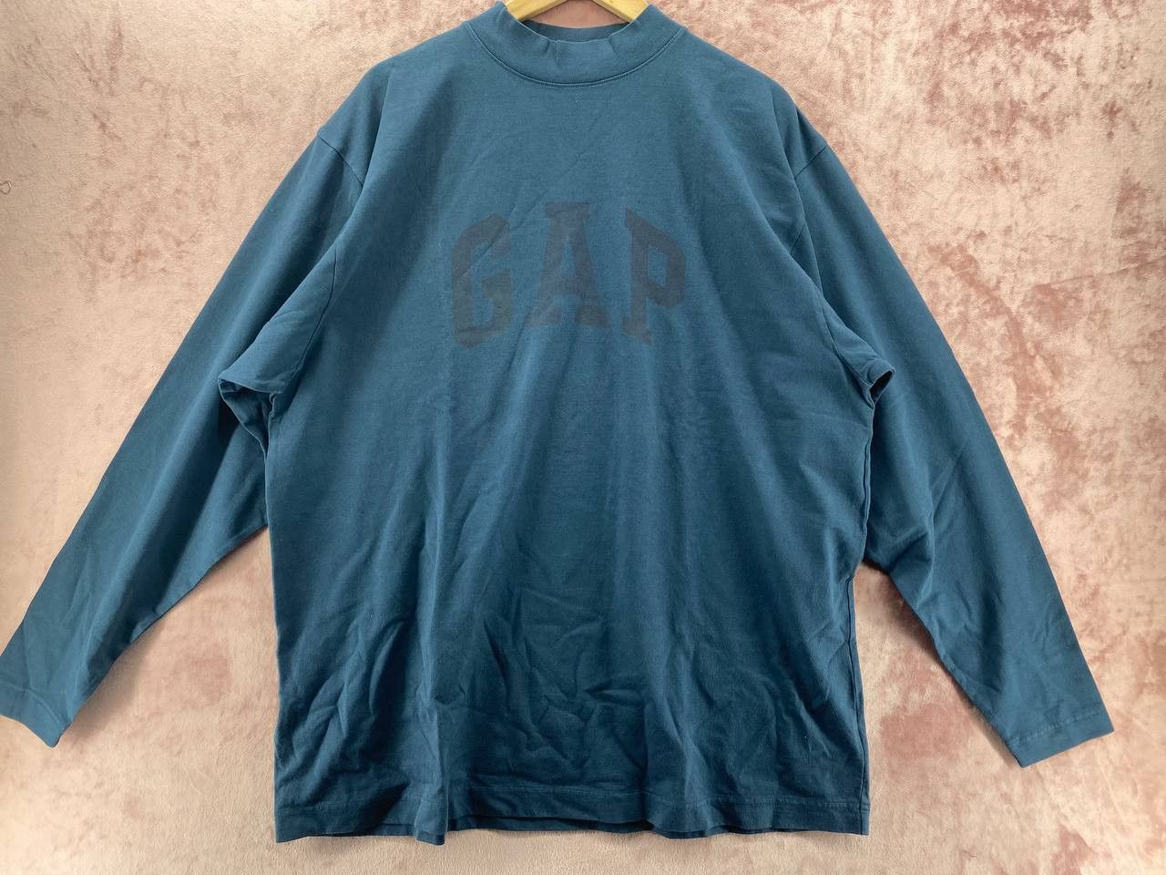 Gap Yeezy Gap by Balenciaga Dove Longsleeve Tee Dark Blue M Size US M / EU 48-50 / 2 - 2 Thumbnail