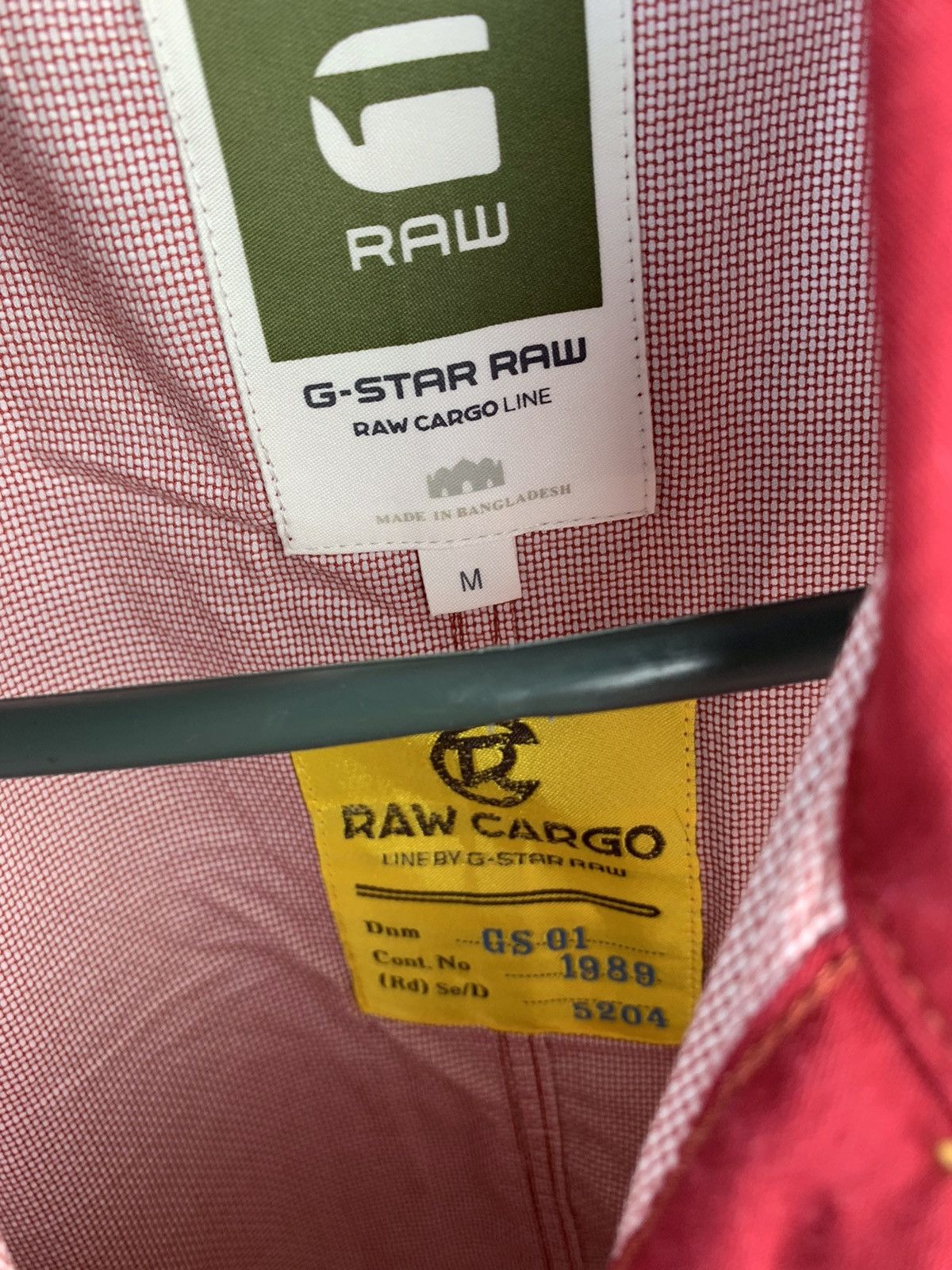 G-Star G Star Raw Mens Short Sleeve Shirt Size US M / EU 48-50 / 2 - 6 Thumbnail