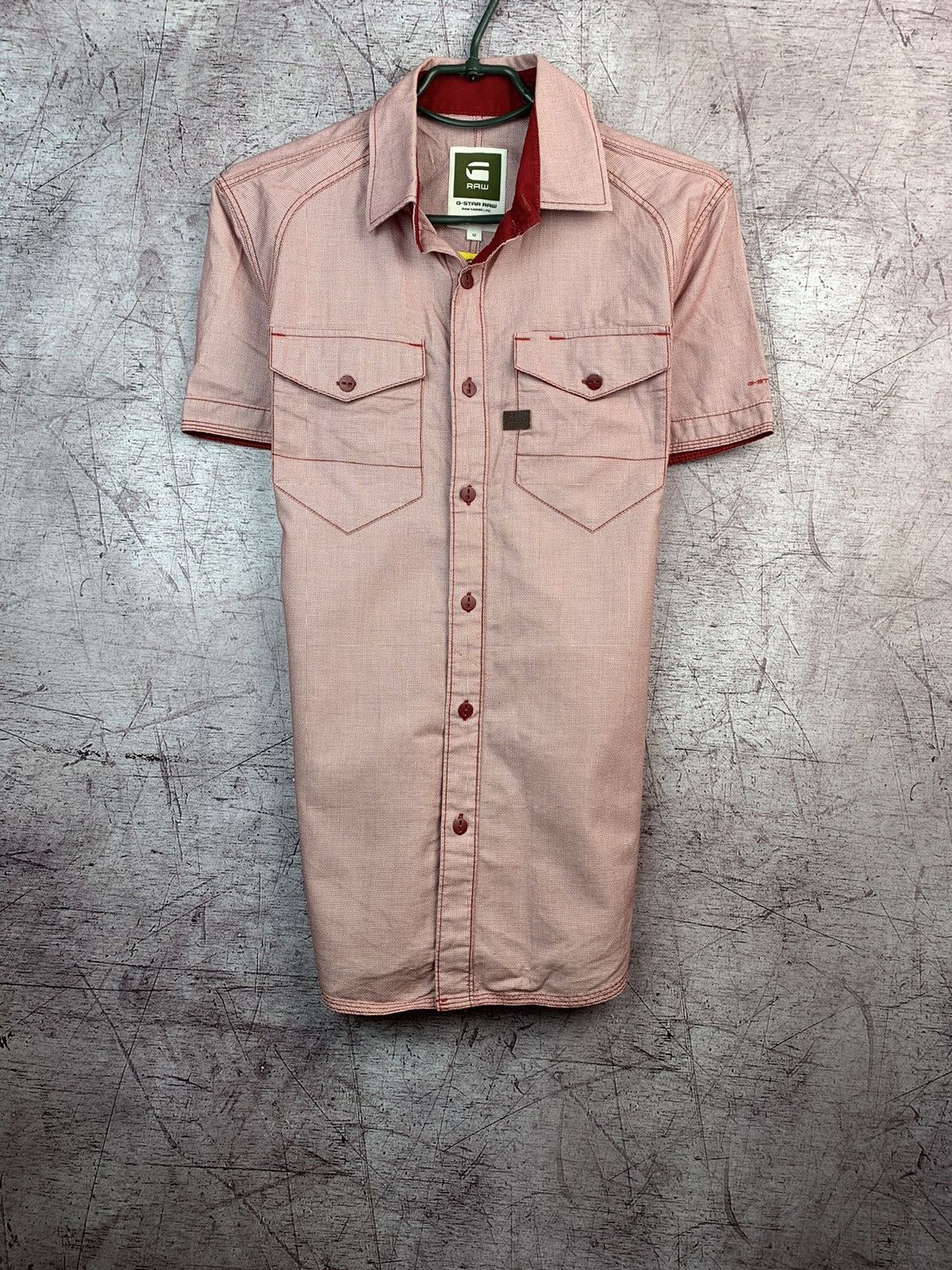 G-Star G Star Raw Mens Short Sleeve Shirt Size US M / EU 48-50 / 2 - 1 Thumbnail