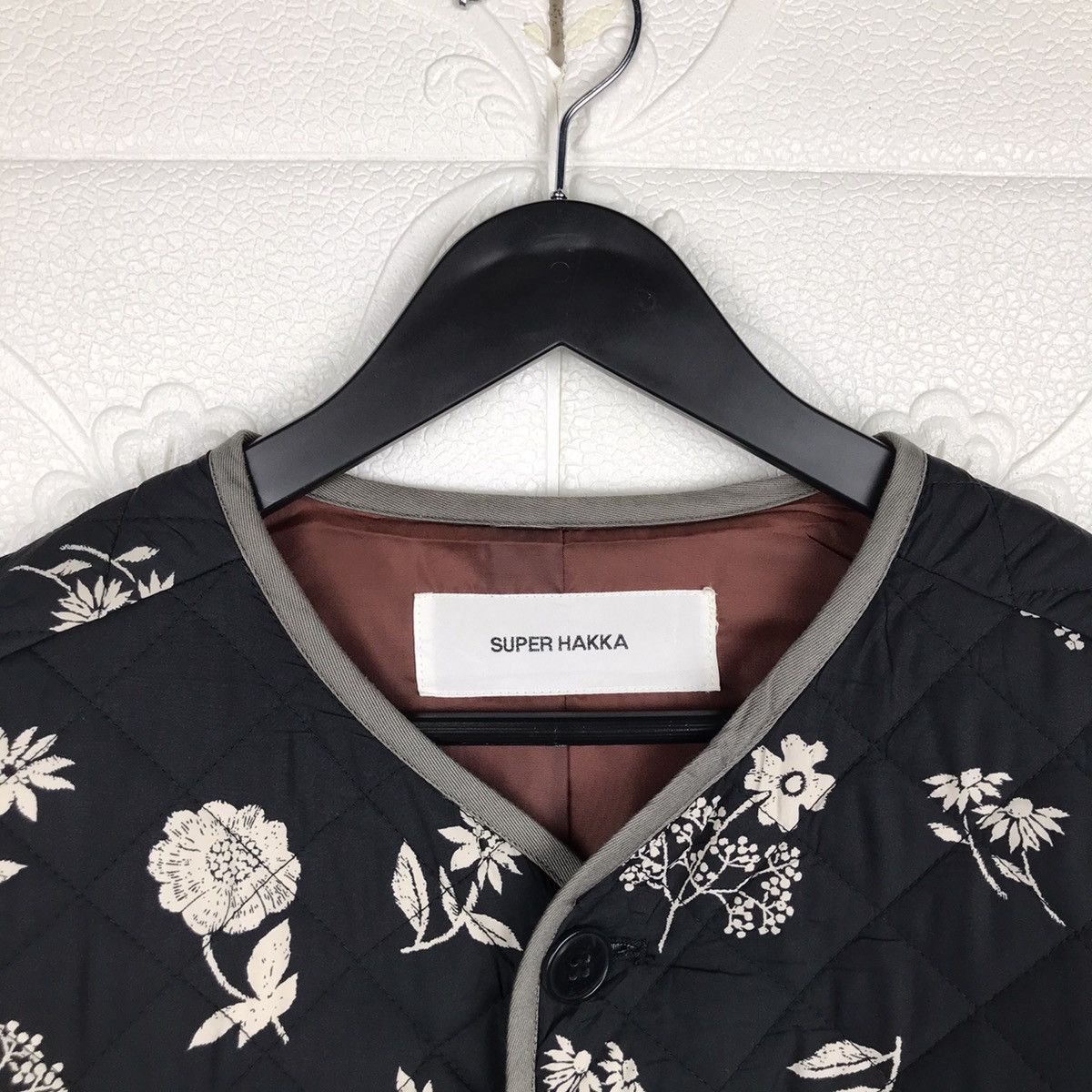 Designer × Japanese Brand × Vintage Japanese Quilted Super Hakka Flower Motion Over Coat Jacket Size S / US 4 / IT 40 - 5 Thumbnail