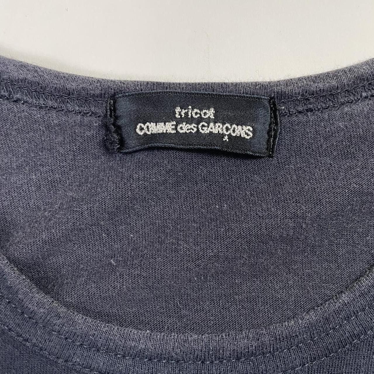 Tricot Comme des Garcons Vintage Comme Des Garçons Tricot T-Shirt Frilly Ruffle Top Size XS / US 0-2 / IT 36-38 - 2 Thumbnail