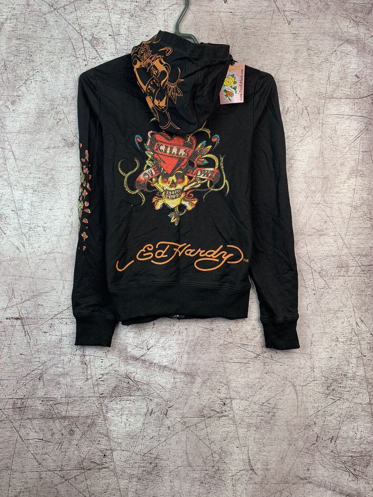 Christian Audigier Ed hardy Christian Audigier Zip Hoodie Size S / US 4 / IT 40 - 1 Thumbnail