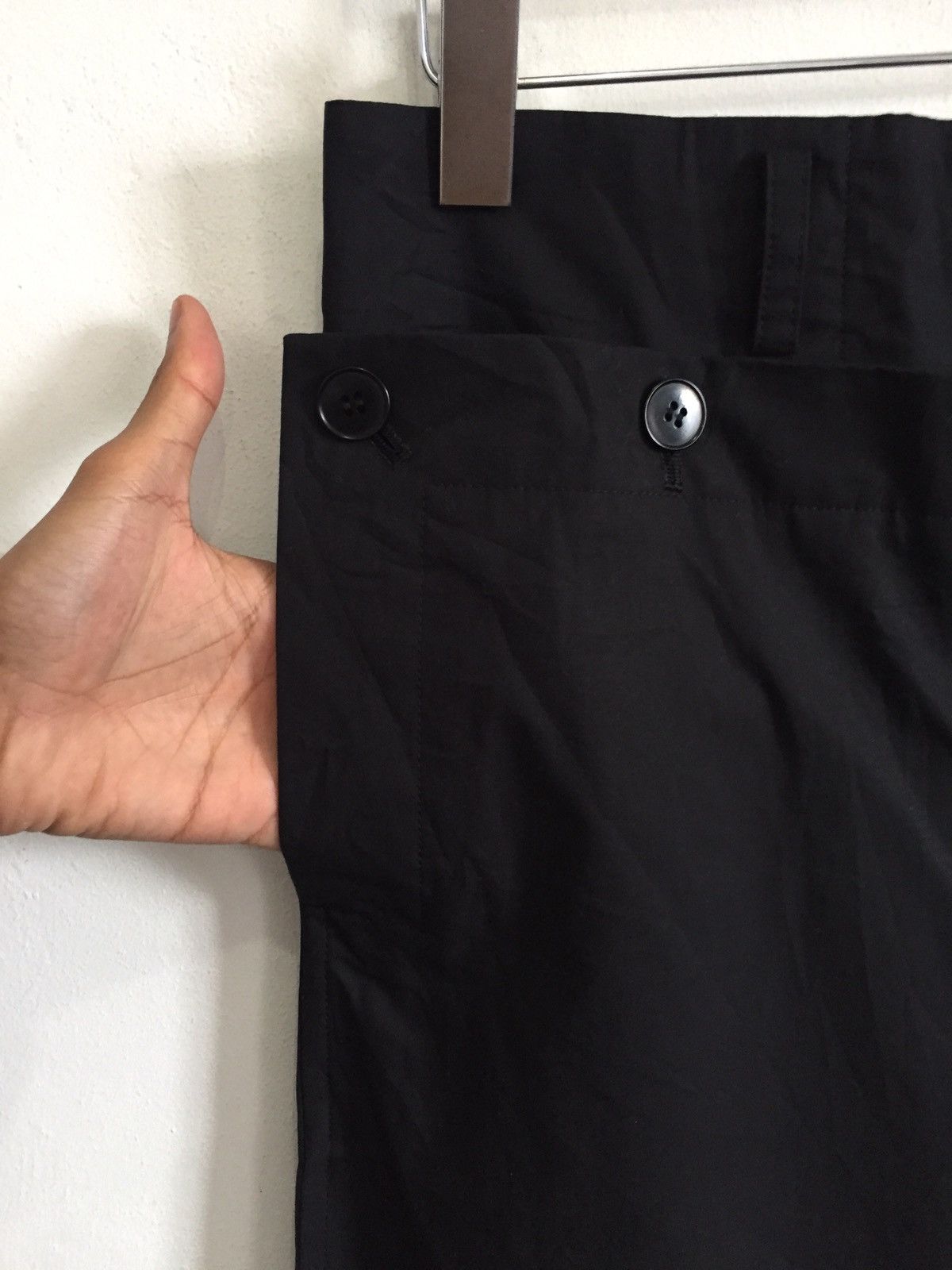 Yohji Yamamoto Yohji Yamamoto Minimal Double Waist Runway Pants Size US 31 - 5 Thumbnail