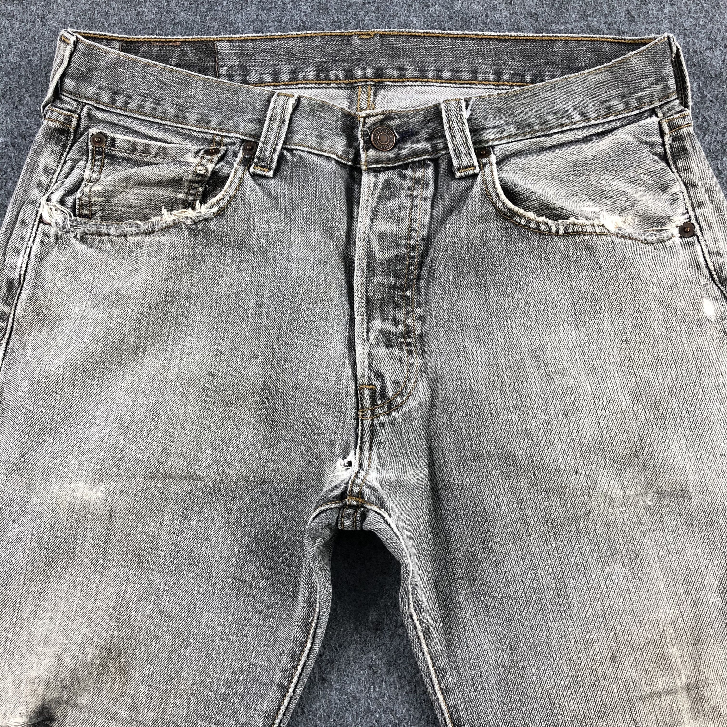 Levi's × Vintage Vintage Levis 501 Earth Tone Jeans-J1493 Size US 32 / EU 48 - 3 Thumbnail