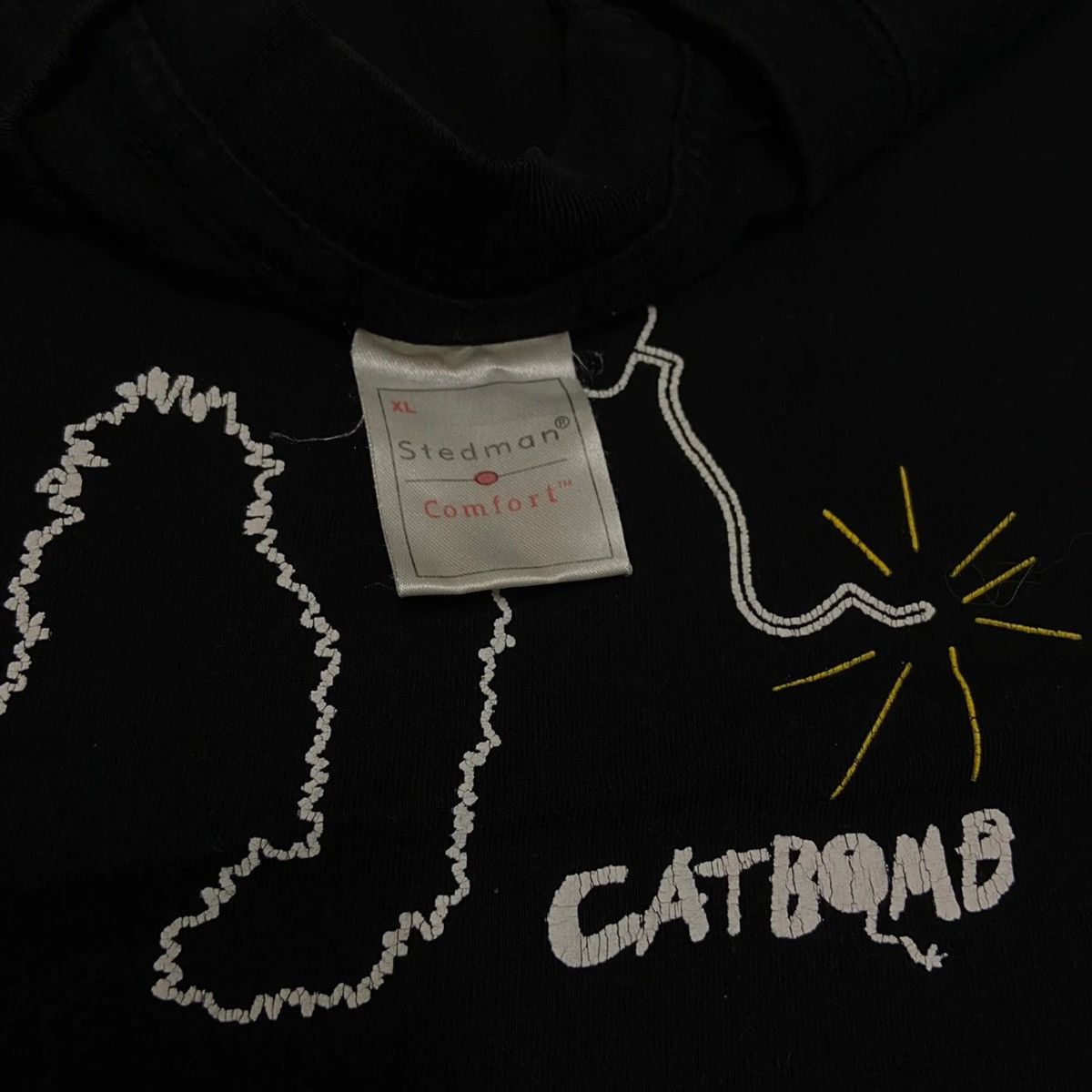Band Tees Vintage 90s birdflesh catbomb tshirt band metal grindcore Size US XL / EU 56 / 4 - 5 Thumbnail