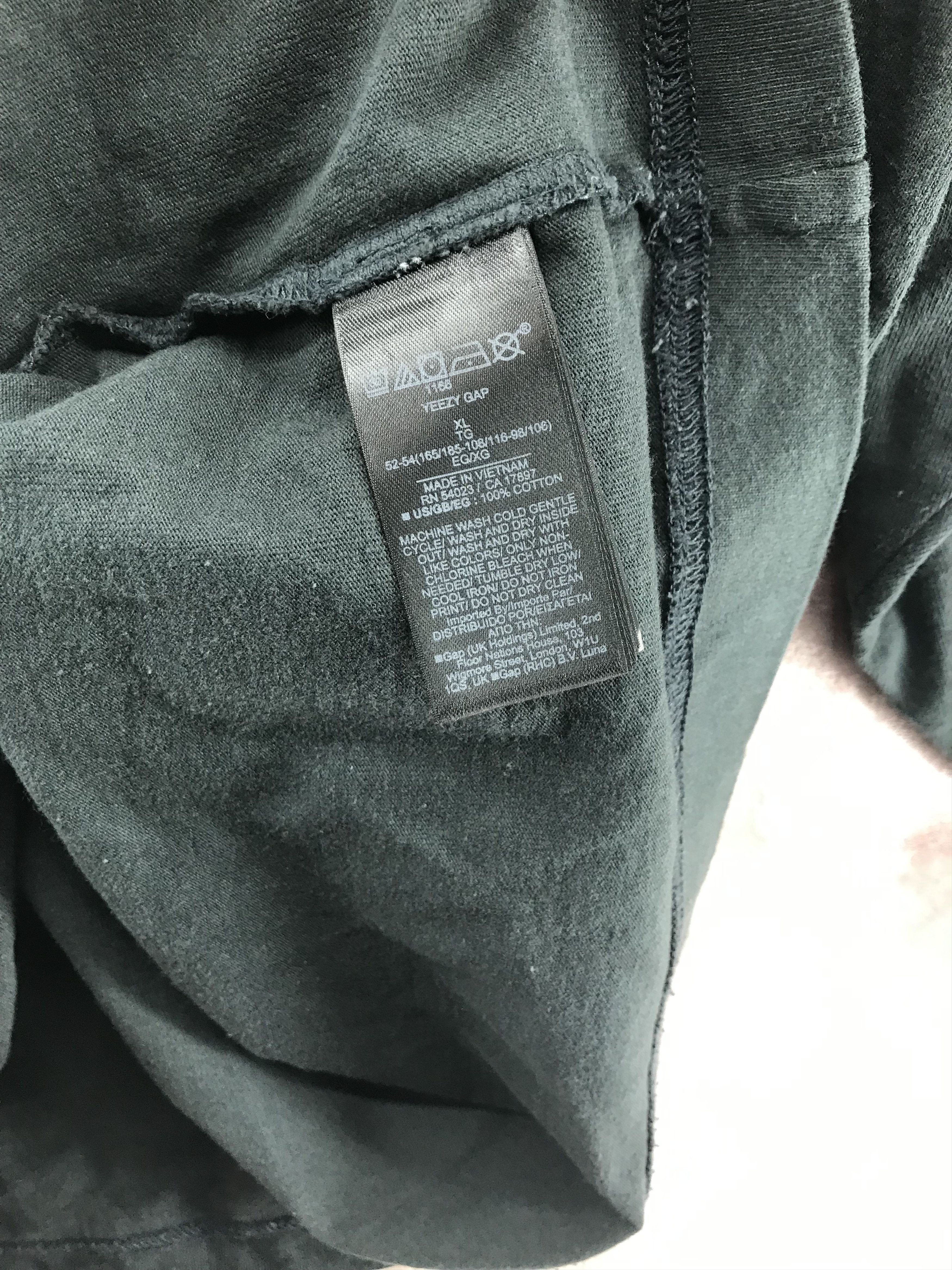 Gap × Kanye West Yeezy Gap by Balenciaga Dove Longsleeve Tee Black XL Size US XL / EU 56 / 4 - 8 Thumbnail