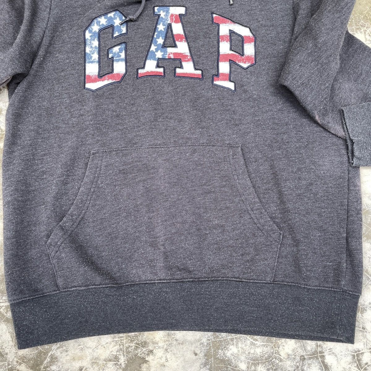 Gap × Vintage Vintage Faded Gap Hoodie Sweatshirts America Flag Size US M / EU 48-50 / 2 - 6 Thumbnail