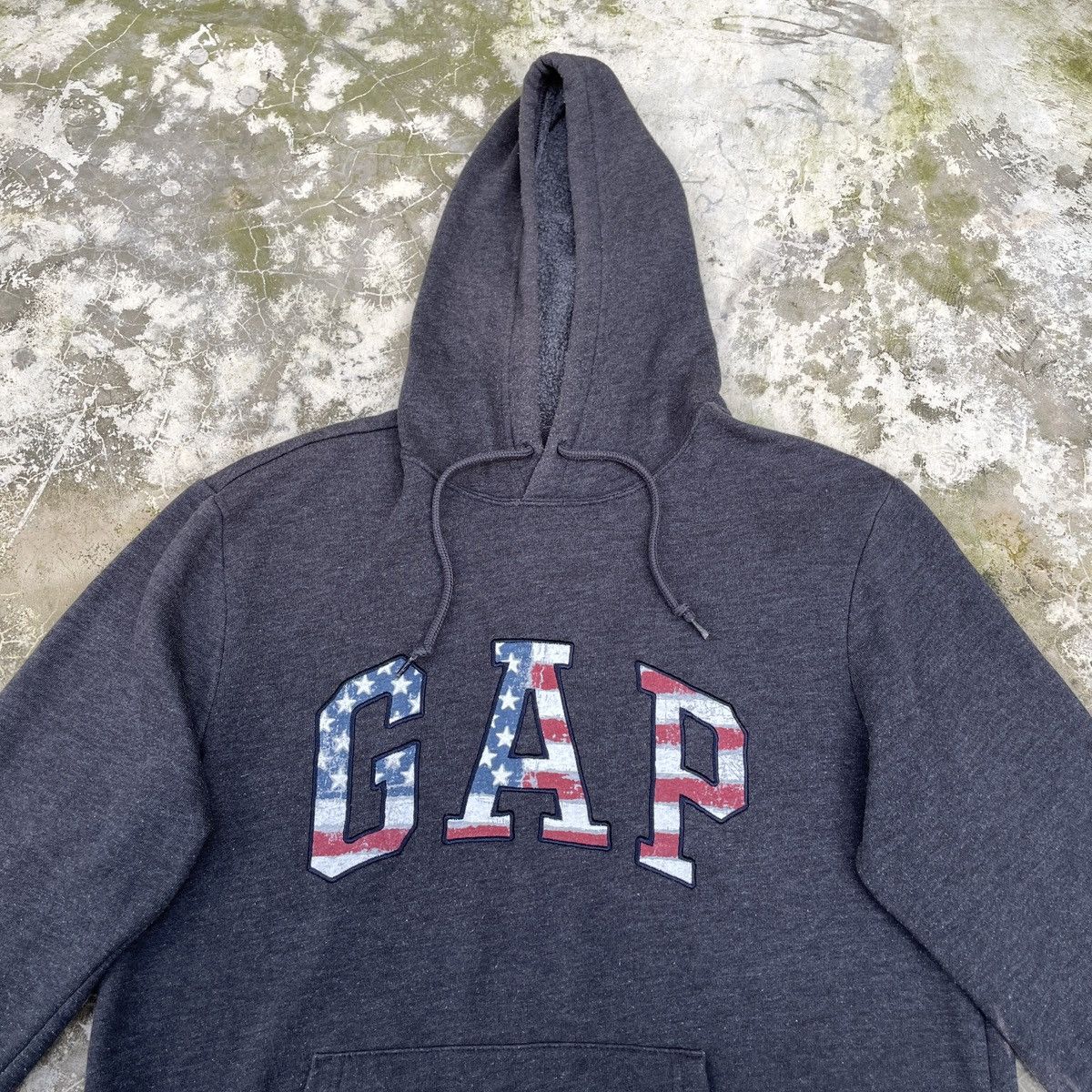 Gap × Vintage Vintage Faded Gap Hoodie Sweatshirts America Flag Size US M / EU 48-50 / 2 - 3 Thumbnail