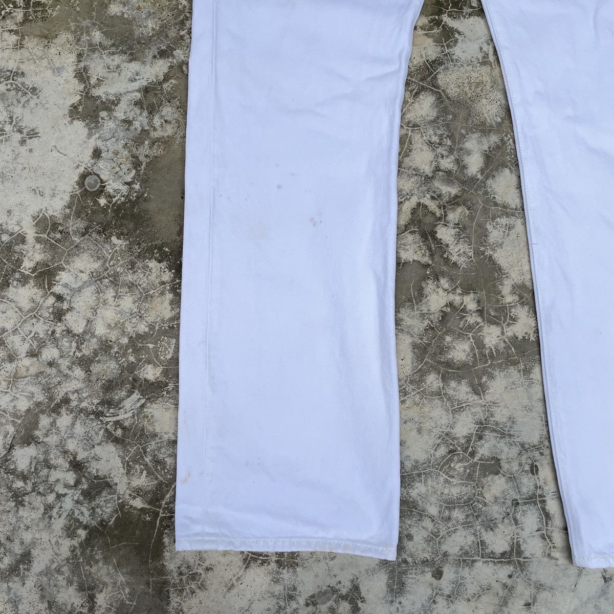 Levi's × Vintage Vintage Levi's 501 Faded White Jeans - wc 277 Size US 36 / EU 52 - 3 Thumbnail