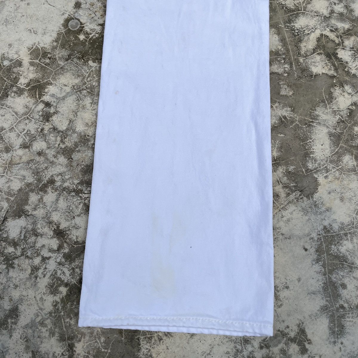 Levi's × Vintage Vintage Levi's 501 Faded White Jeans - wc 277 Size US 36 / EU 52 - 9 Thumbnail