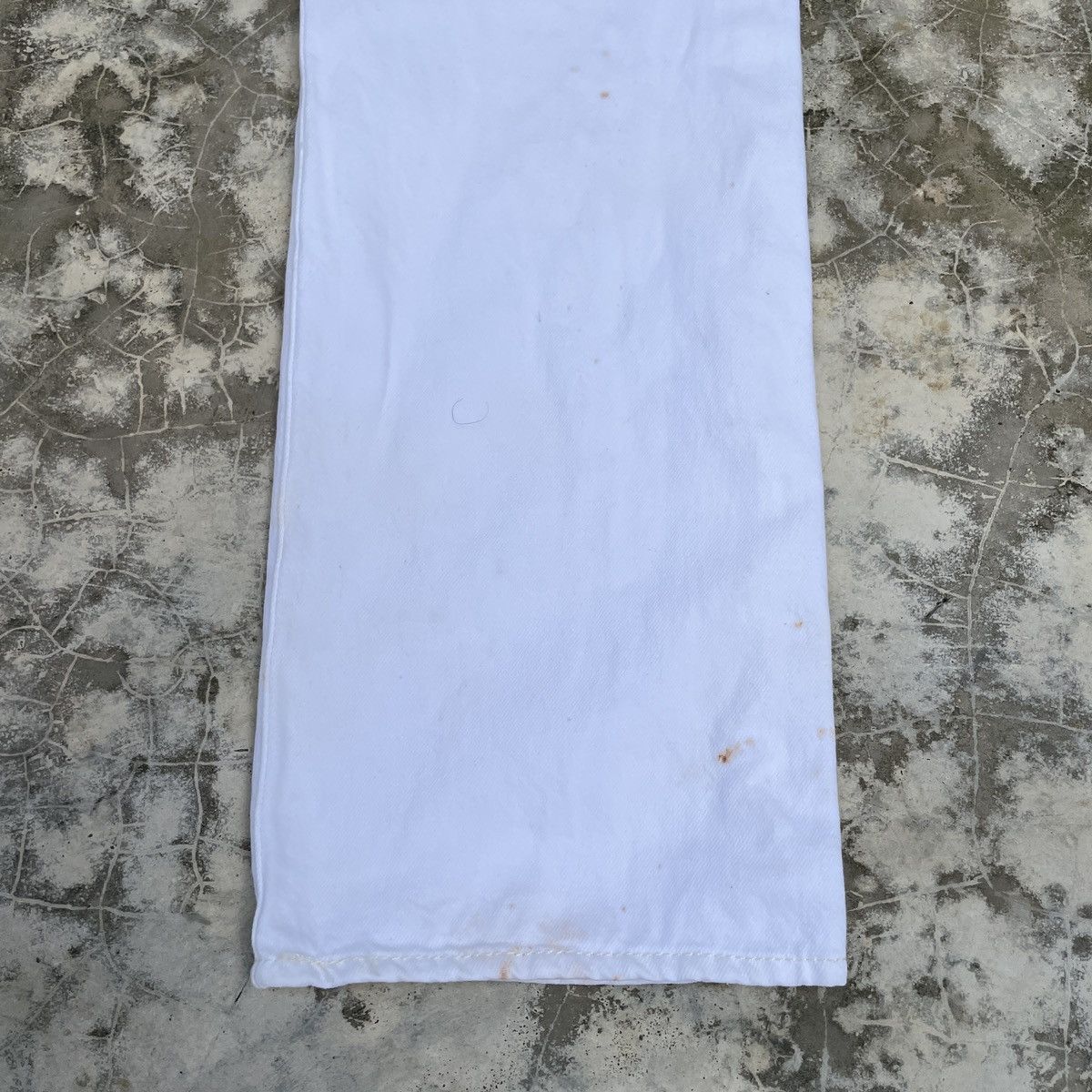 Levi's × Vintage Vintage Levi's 501 Faded White Jeans - wc 277 Size US 36 / EU 52 - 8 Thumbnail