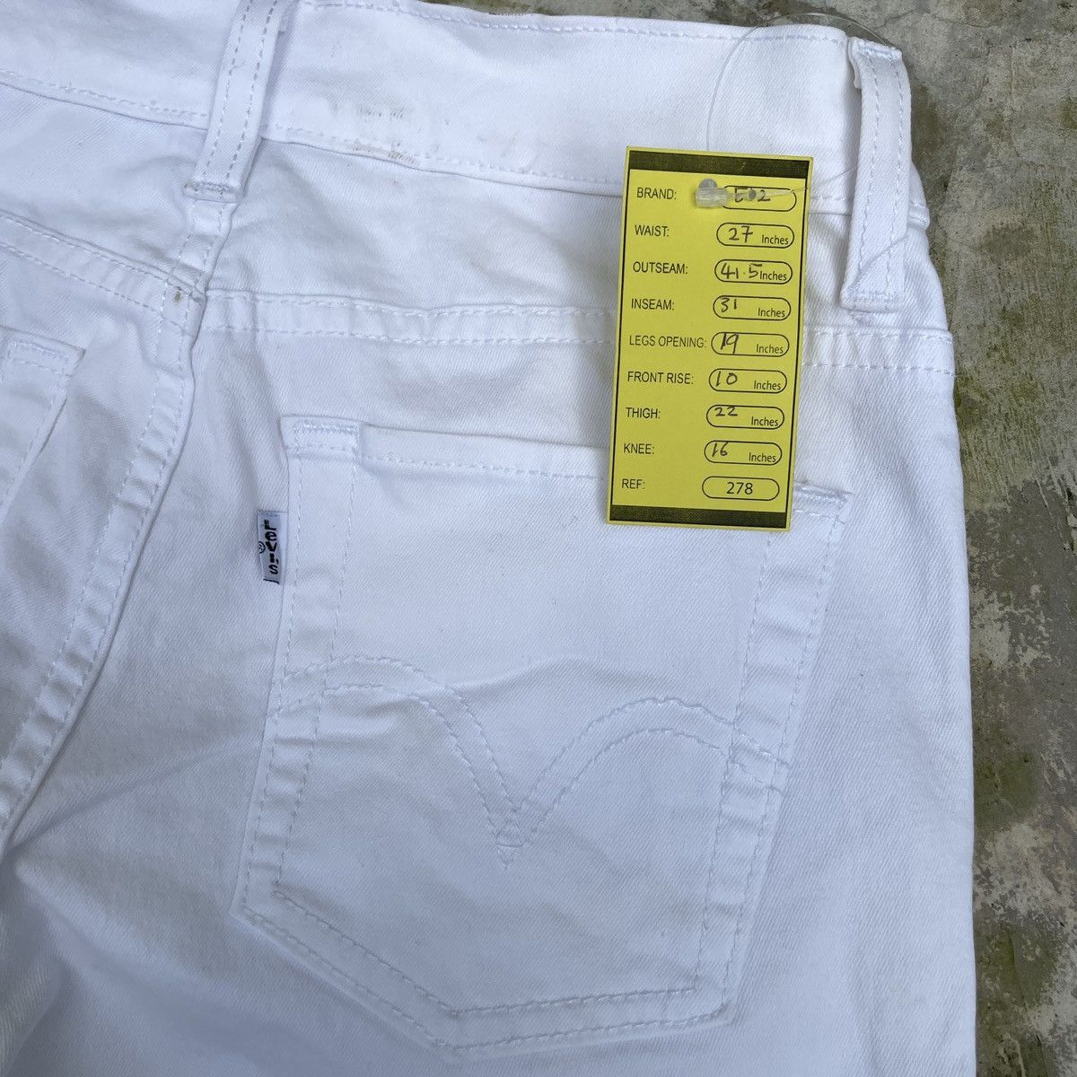 Levi's × Vintage Vintage Levi's 512 Distressed Boot Cut Jeans - wc 278 Size 27" / US 4 / IT 40 - 10 Thumbnail