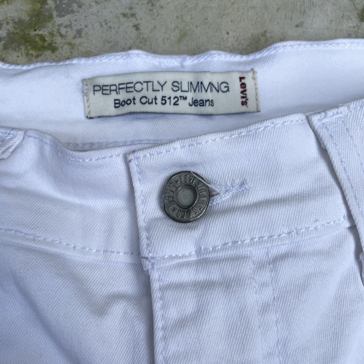 Levi's × Vintage Vintage Levi's 512 Distressed Boot Cut Jeans - wc 278 Size 27" / US 4 / IT 40 - 6 Thumbnail