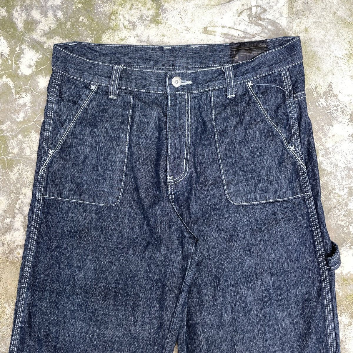 Japanese Brand × Vintage Vintage Japanese Brand Bustpants Baggy Denim Pants -wc 279 Size US 34 / EU 50 - 5 Thumbnail