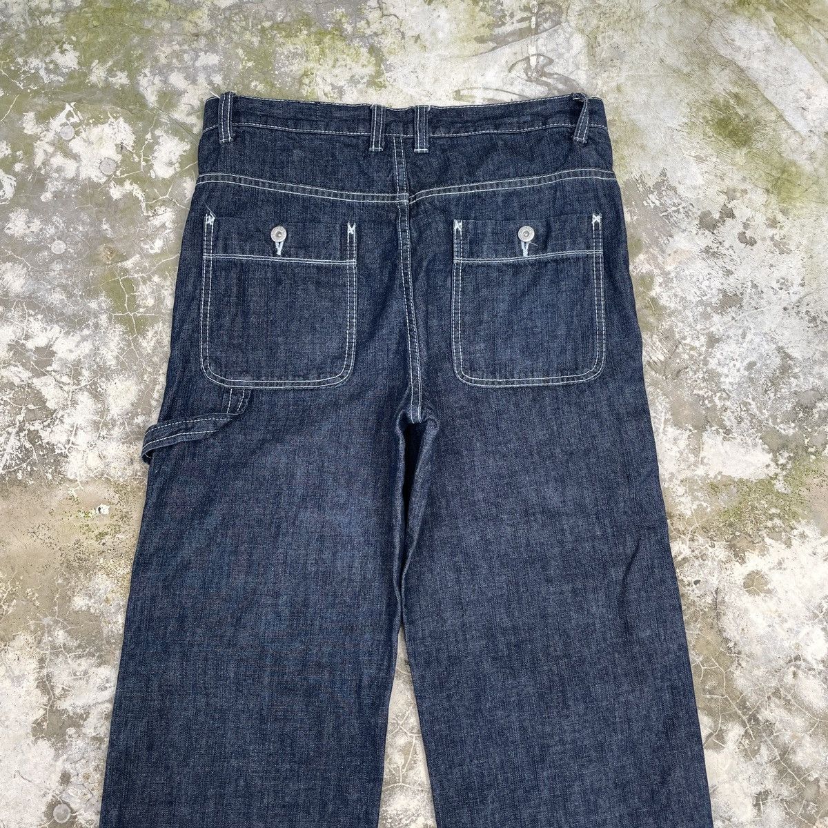 Japanese Brand × Vintage Vintage Japanese Brand Bustpants Baggy Denim Pants -wc 279 Size US 34 / EU 50 - 3 Thumbnail