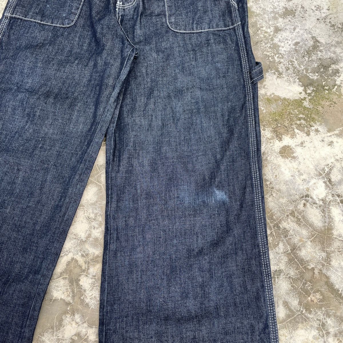 Japanese Brand × Vintage Vintage Japanese Brand Bustpants Baggy Denim Pants -wc 279 Size US 34 / EU 50 - 4 Thumbnail