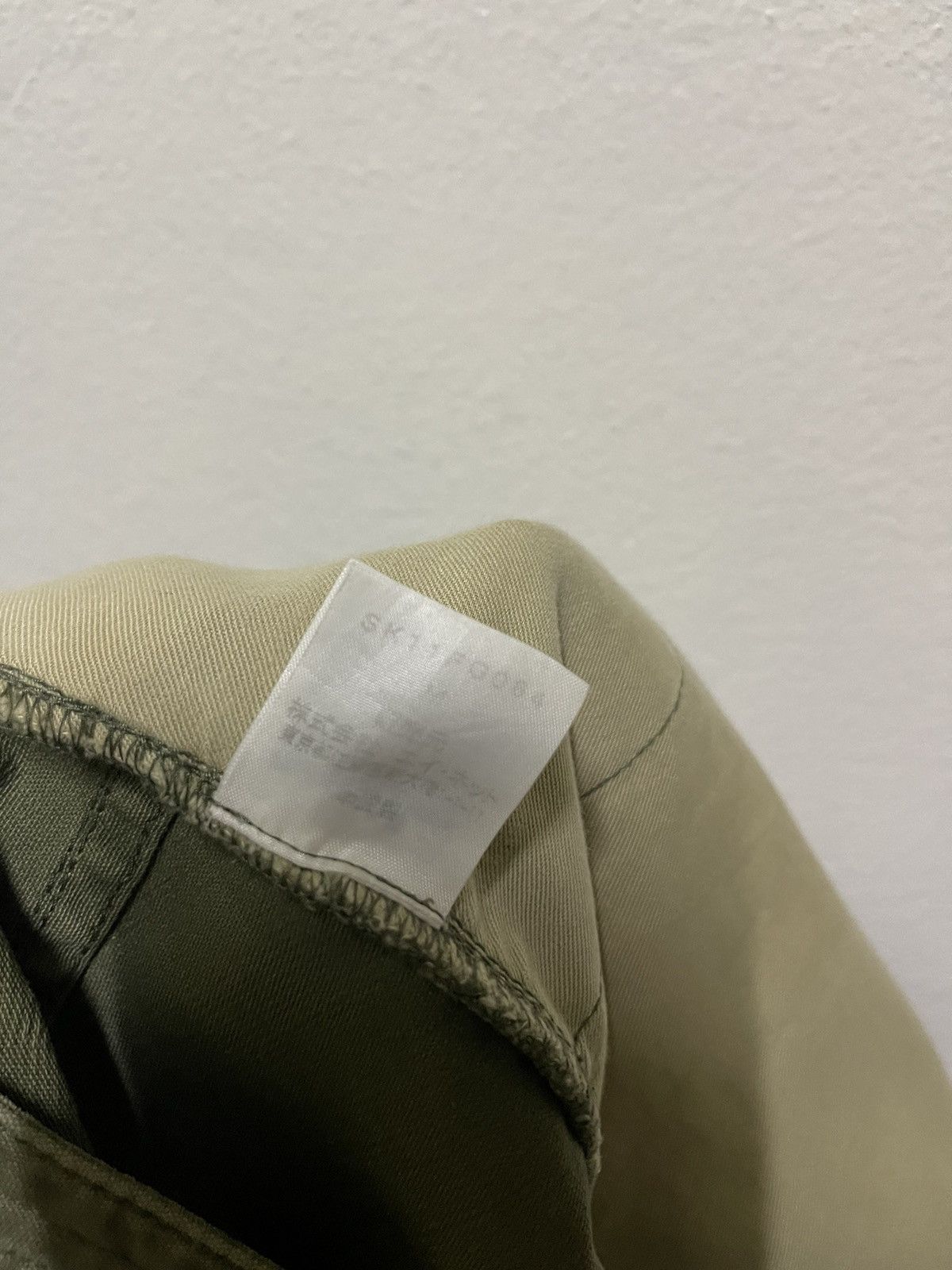 Issey Miyake × Japanese Brand Sunao Kuwahara Mini Skirt Green Army Distressed Size 30" / US 8 / IT 44 - 9 Thumbnail