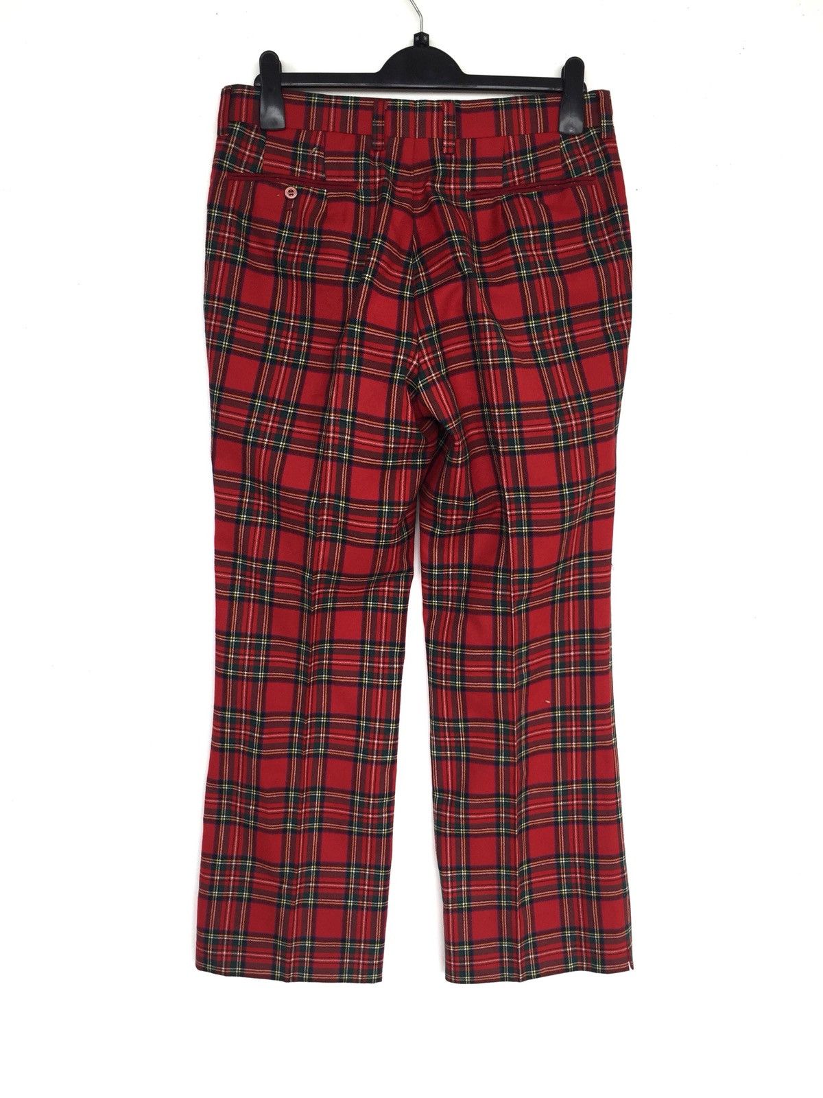 Dunlop 🇯🇵 Made Tartan Anarchy Bondage Punker Wool Pants Size US 32 / EU 48 - 4 Thumbnail