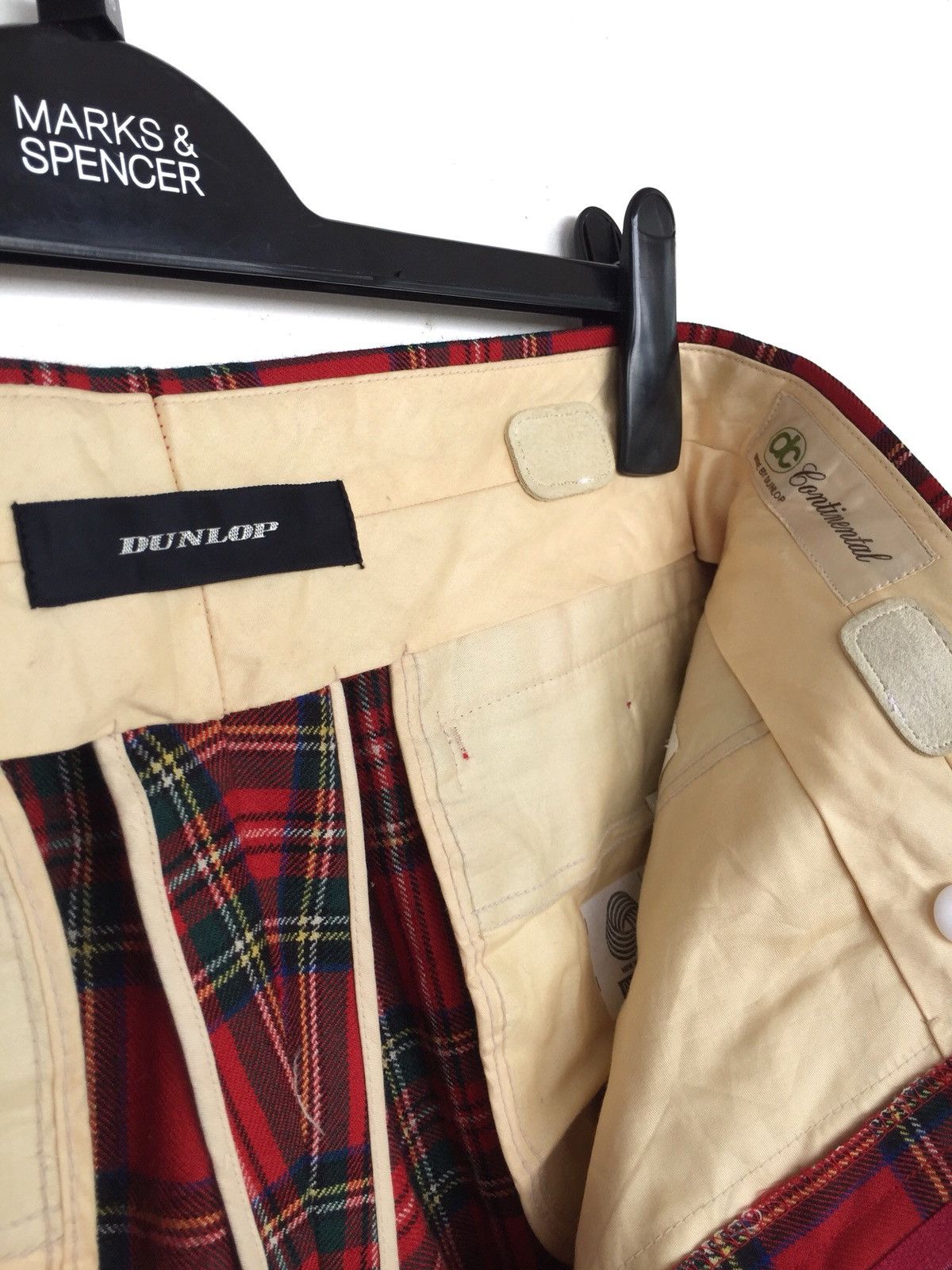 Dunlop 🇯🇵 Made Tartan Anarchy Bondage Punker Wool Pants Size US 32 / EU 48 - 7 Thumbnail