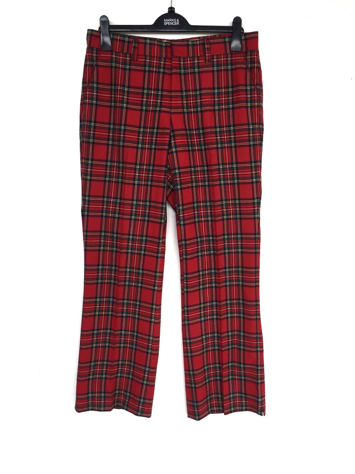 Dunlop 🇯🇵 Made Tartan Anarchy Bondage Punker Wool Pants Size US 32 / EU 48 - 1 Thumbnail