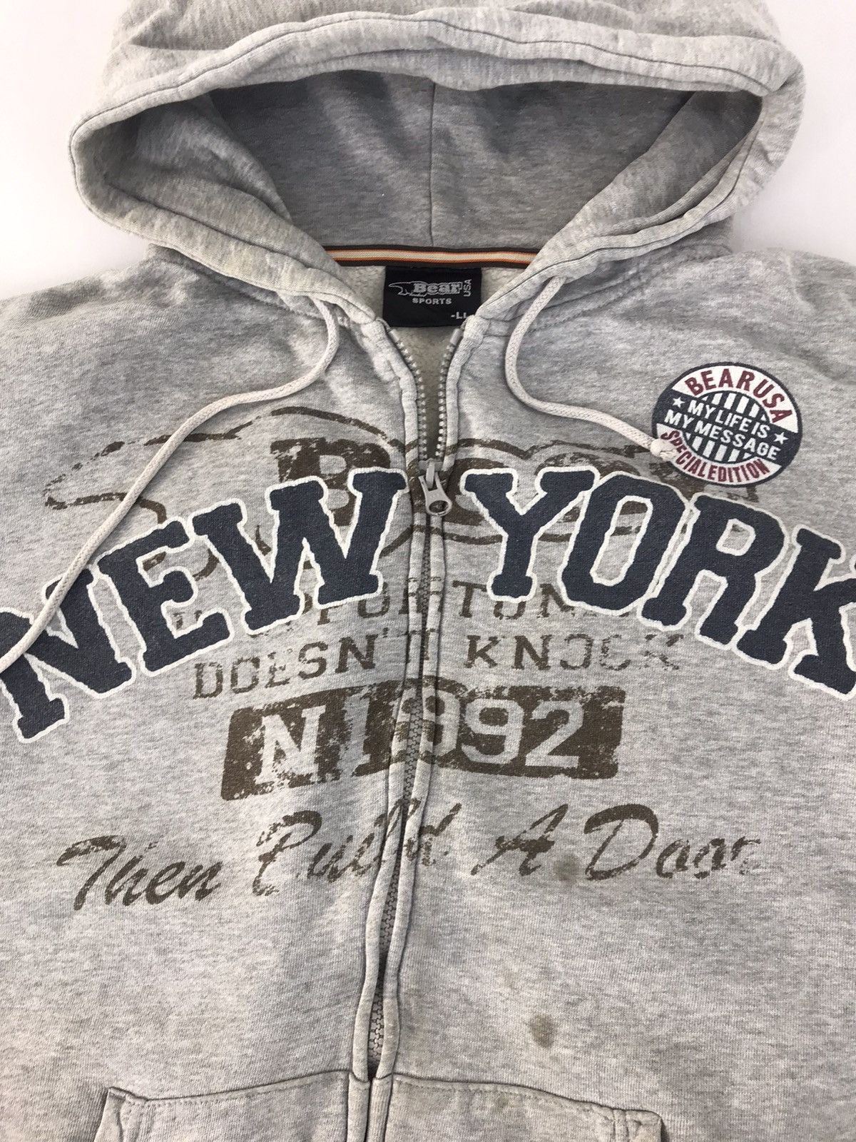 Vintage Bear Sport USA Special Edition Hoodies Jacket Zipper K2302j Size US XL / EU 56 / 4 - 3 Thumbnail