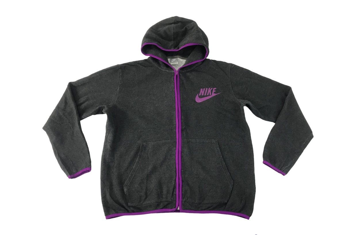 Nike × Vintage Nike Sportswear Hoodies Jacket Zipper Big Swoosh Logo K2300j Size US XL / EU 56 / 4 - 1 Thumbnail