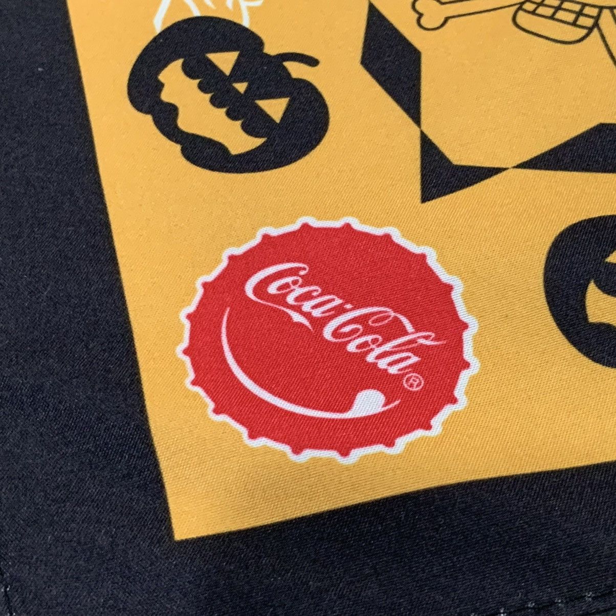 Coca Cola One Piece x Coca Cola Handkerchief Bandana Scarf Size ONE SIZE - 6 Thumbnail
