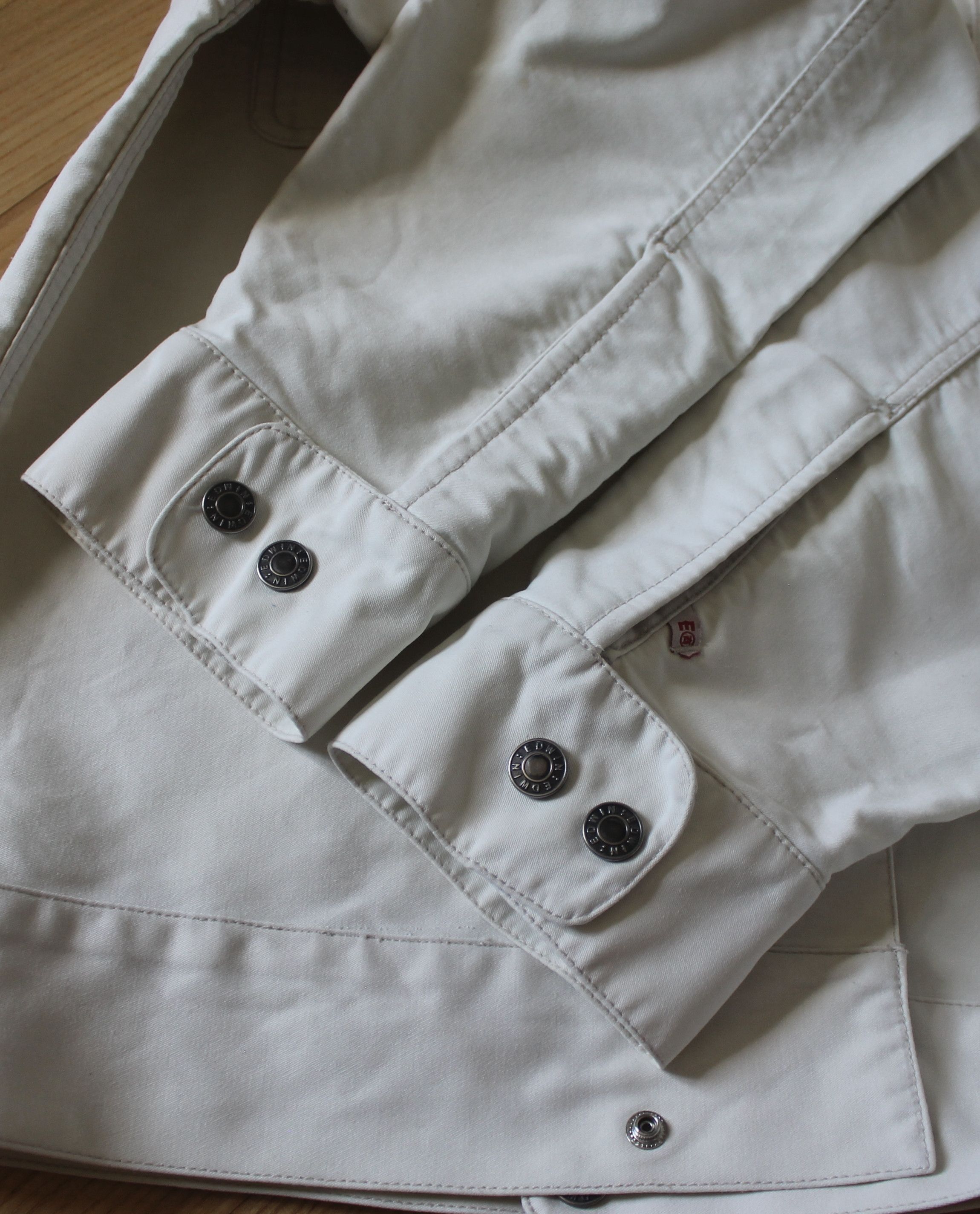 Edwin Edwin Cream Denim Jacket Size US XL / EU 56 / 4 - 11 Thumbnail
