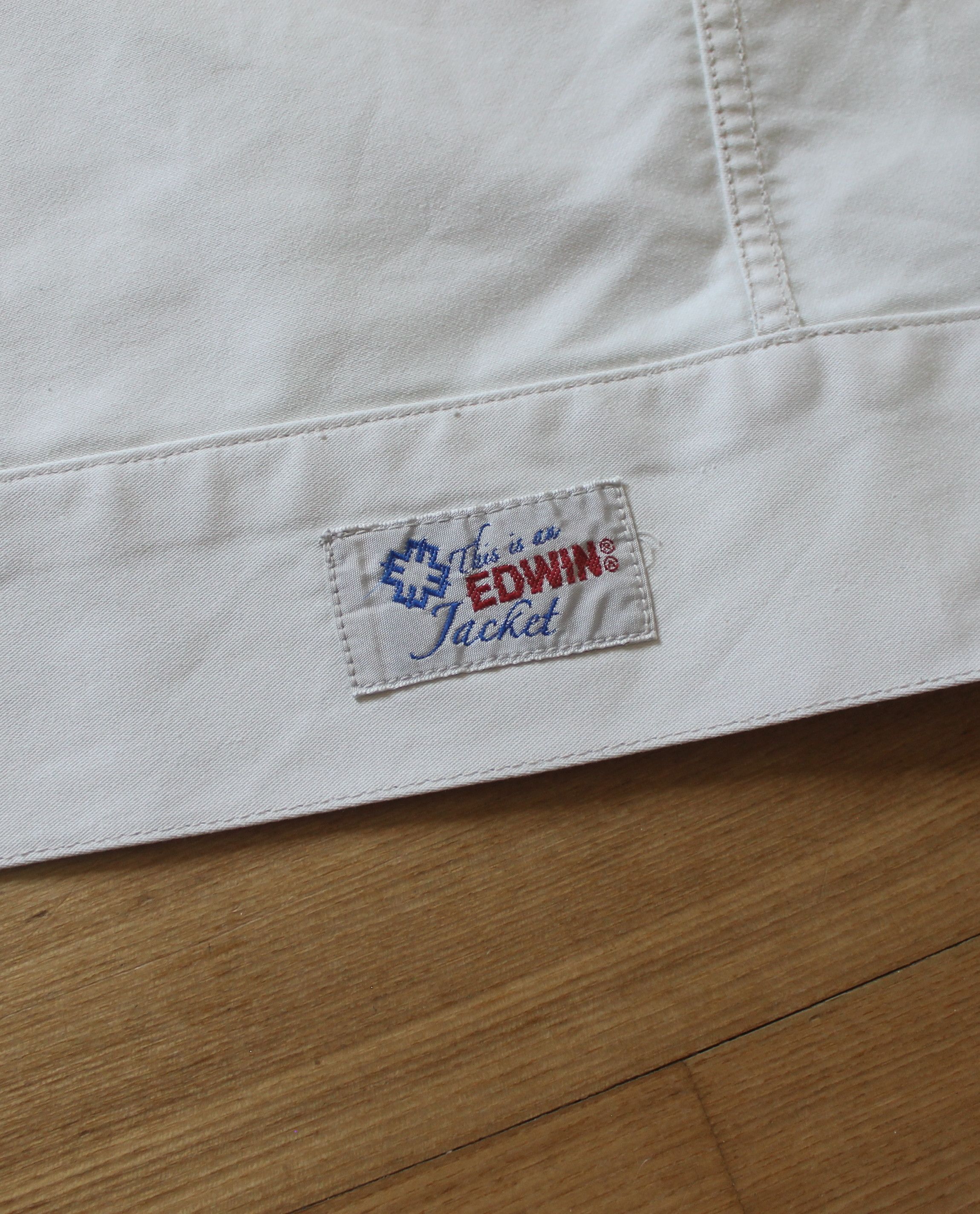 Edwin Edwin Cream Denim Jacket Size US XL / EU 56 / 4 - 8 Thumbnail