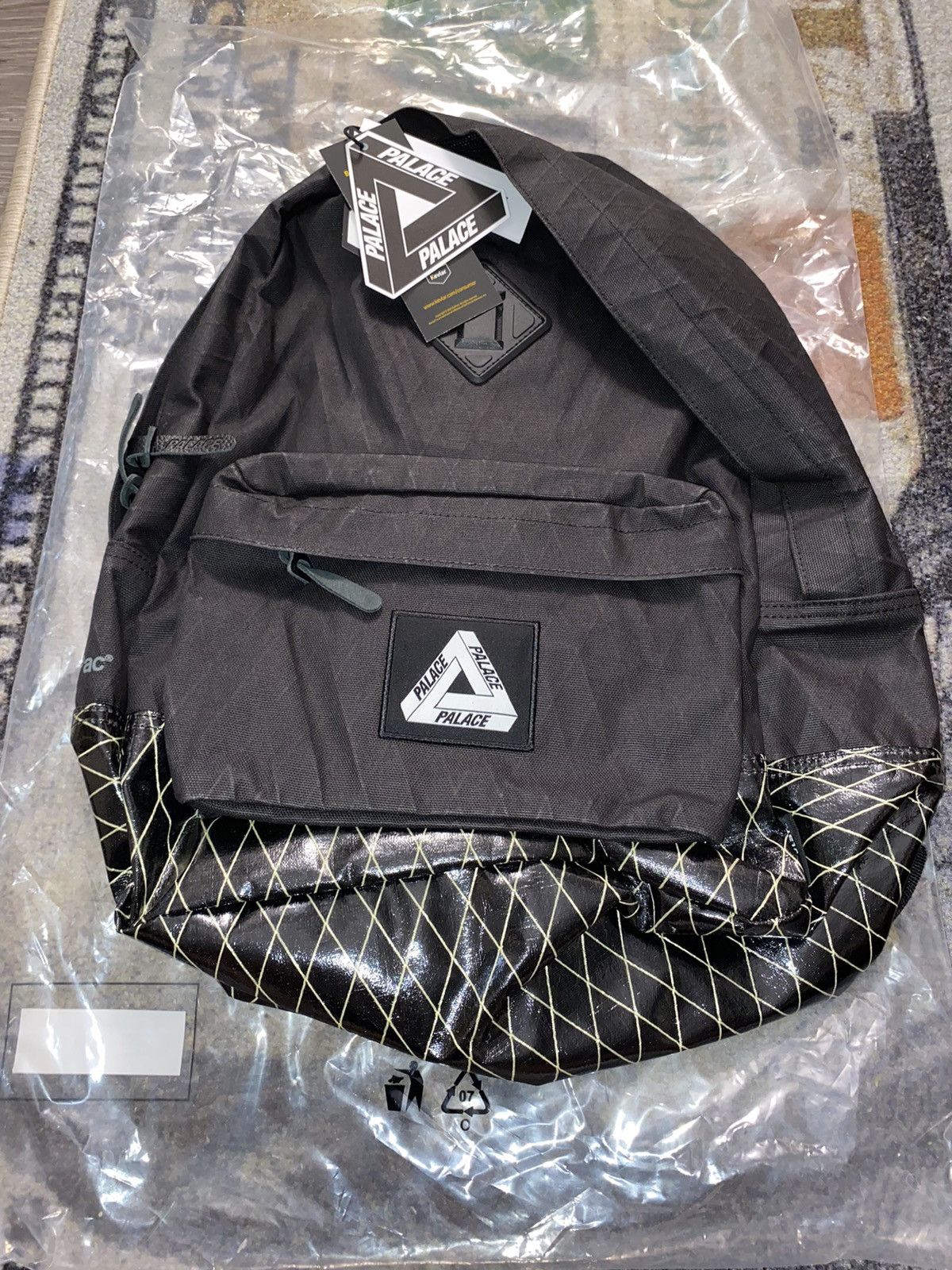 Palace Palace X-Pac Cotton Canvas Backpack Black | Grailed