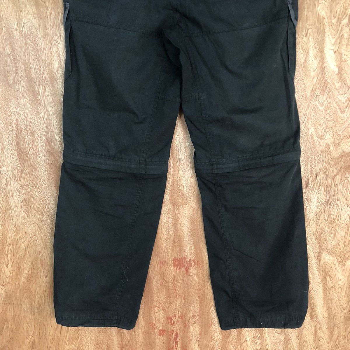 Japanese Brand DLL CRU Black Multipocket hiking track Cargo Pants #2338 Size US 33 - 12 Thumbnail