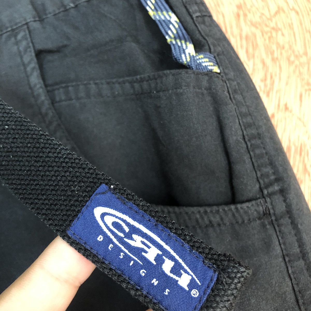 Japanese Brand DLL CRU Black Multipocket hiking track Cargo Pants #2338 Size US 33 - 7 Thumbnail
