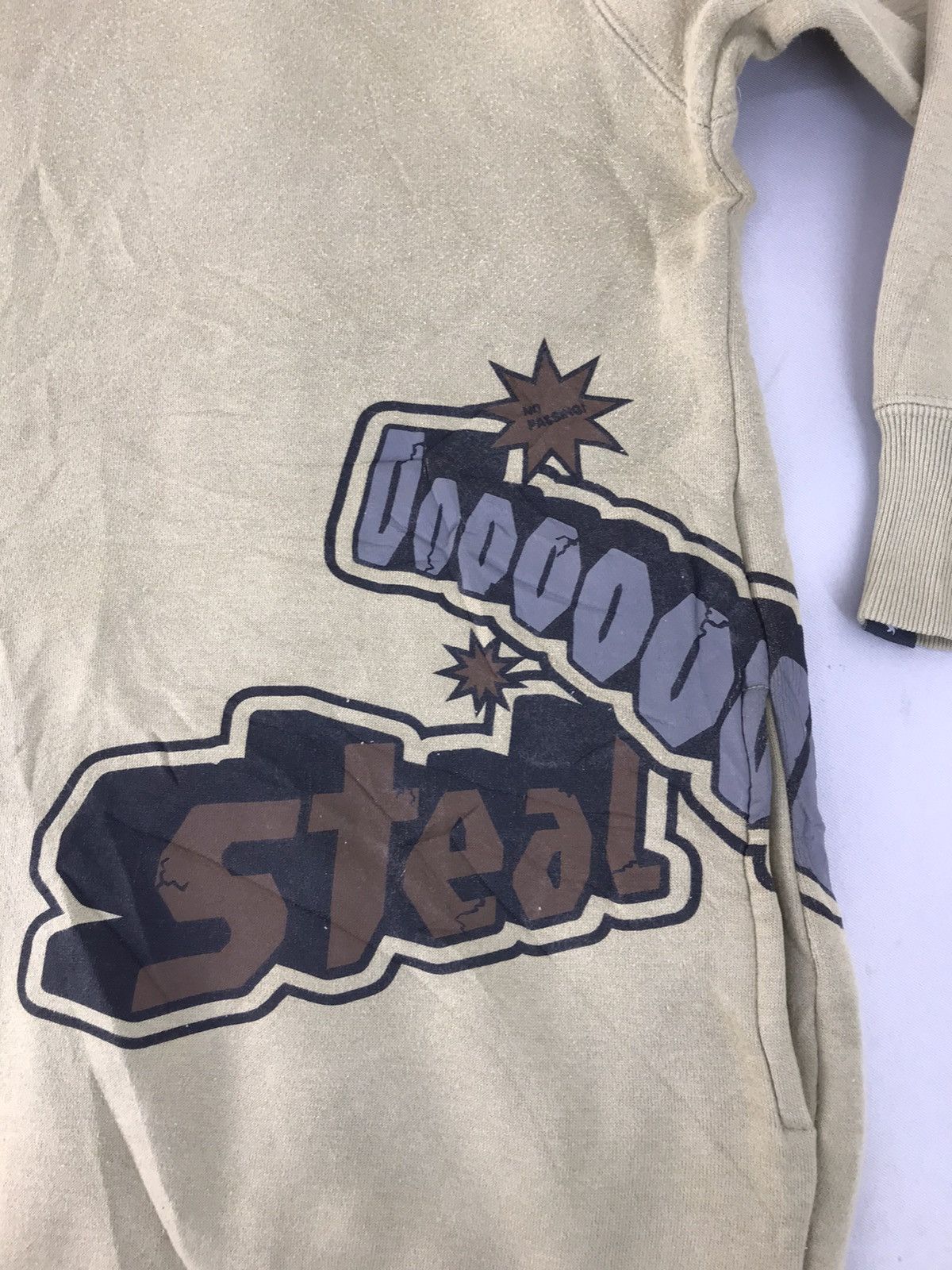 Japanese Brand × Vintage Double Steal Go Ahead Hoodies Jacket Zip Up Big Logo K2306j Size US XXL / EU 58 / 5 - 4 Thumbnail