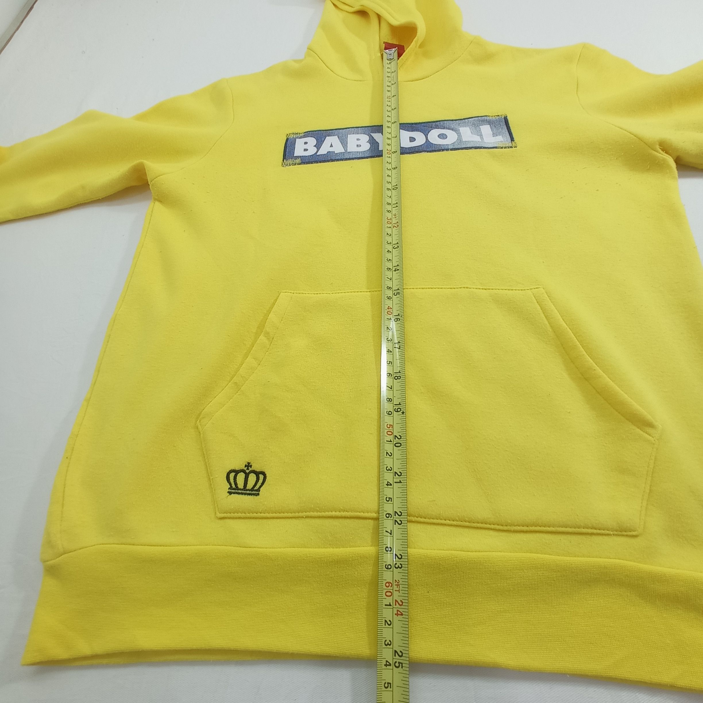 Japanese Brand Baby Doll Yellow Hoodie Sweatshirts Size US M / EU 48-50 / 2 - 14 Thumbnail