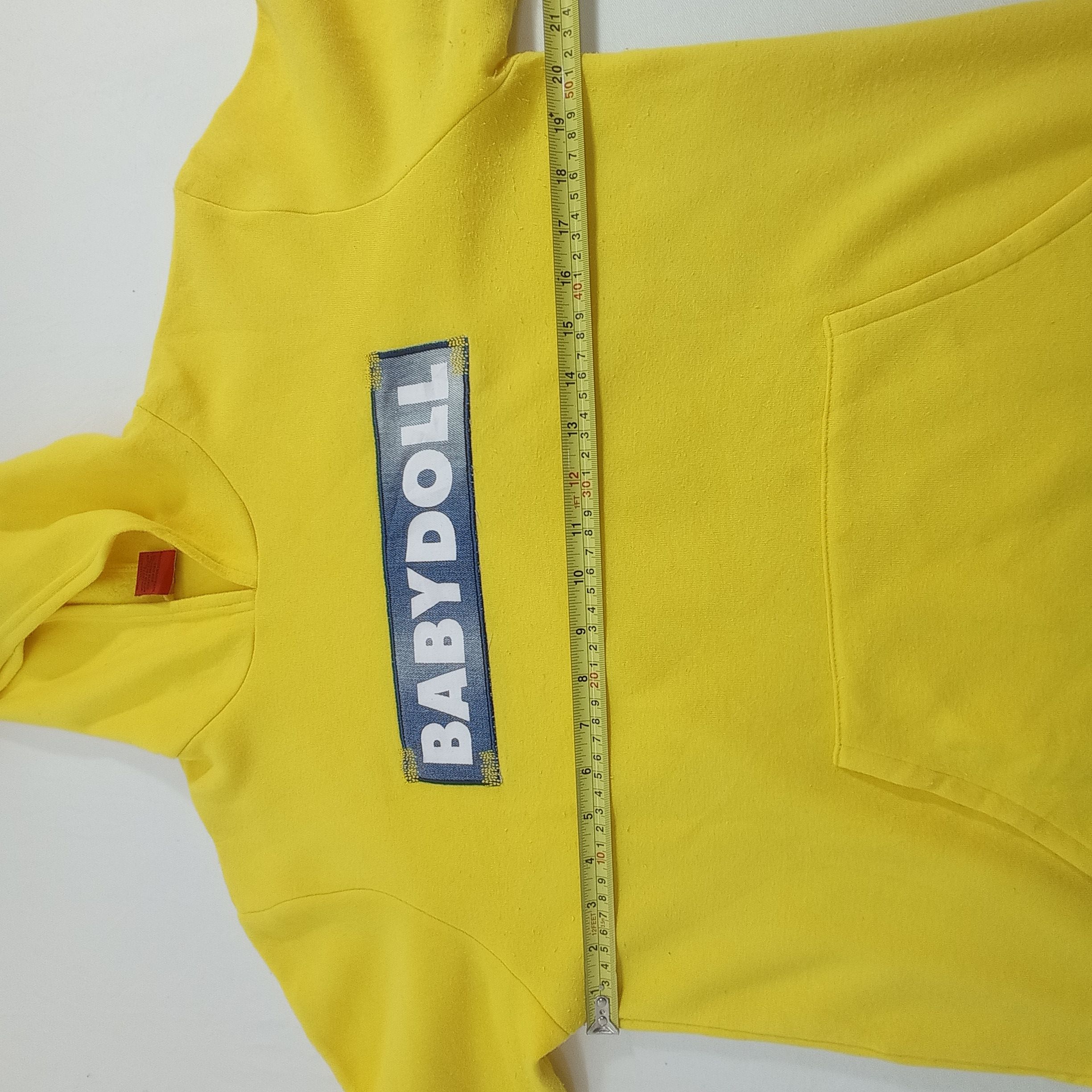Japanese Brand Baby Doll Yellow Hoodie Sweatshirts Size US M / EU 48-50 / 2 - 9 Thumbnail