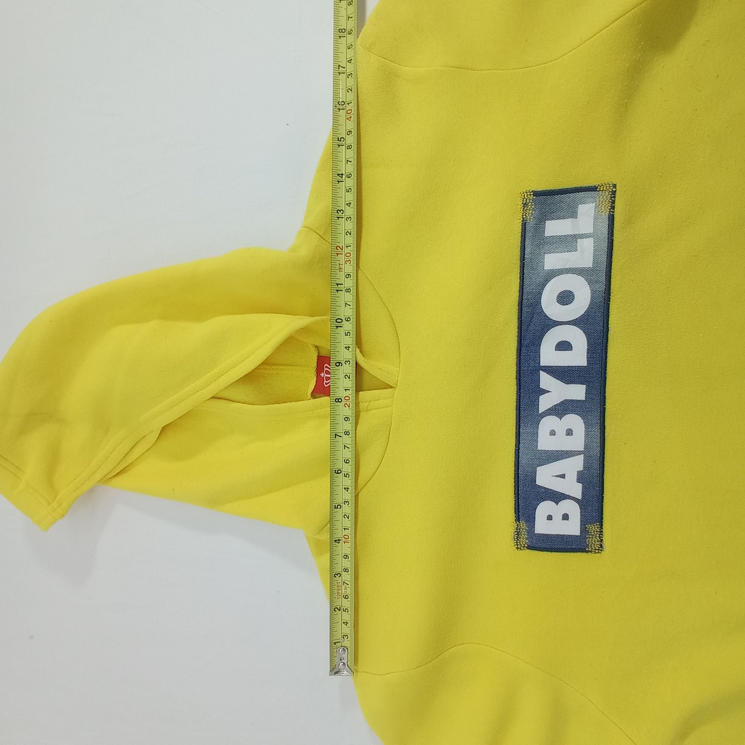 Japanese Brand Baby Doll Yellow Hoodie Sweatshirts Size US M / EU 48-50 / 2 - 10 Thumbnail