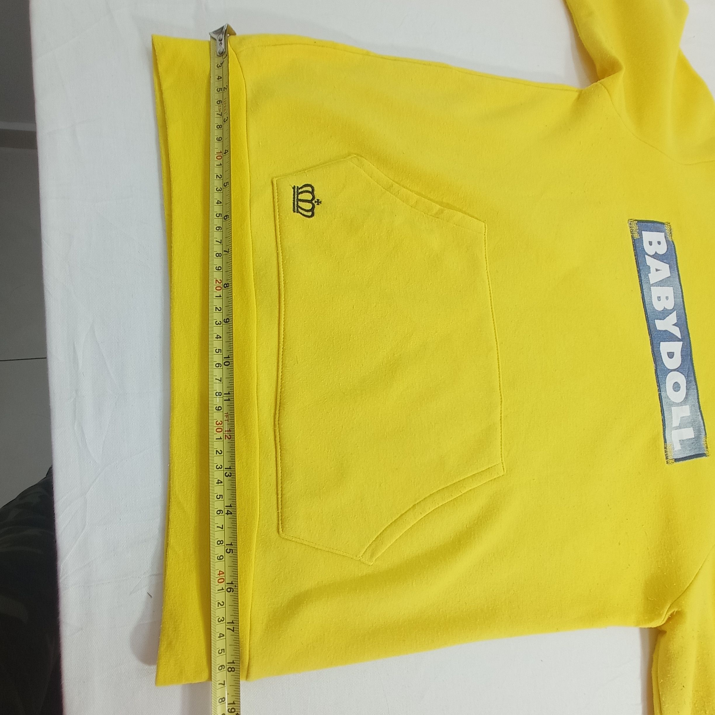 Japanese Brand Baby Doll Yellow Hoodie Sweatshirts Size US M / EU 48-50 / 2 - 13 Thumbnail