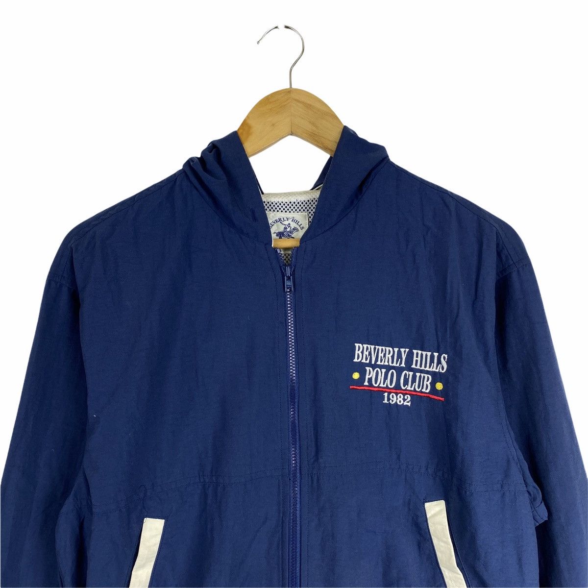 Beverly Hills Polo Club × Vintage VINTAGE BHPC SMALL LOGO ZIPPER HOODIE JACKET Size US M / EU 48-50 / 2 - 6 Thumbnail