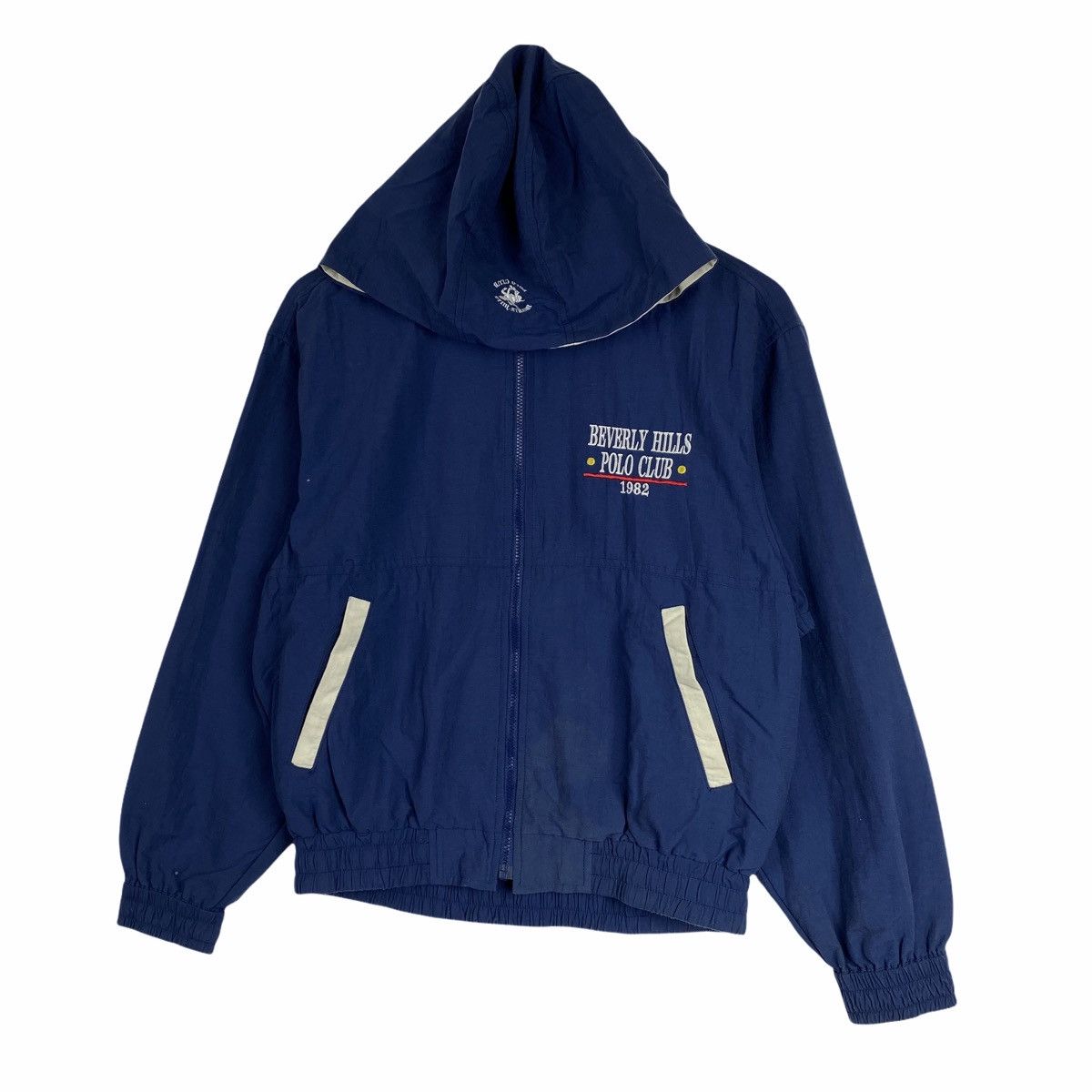 Beverly Hills Polo Club × Vintage VINTAGE BHPC SMALL LOGO ZIPPER HOODIE JACKET Size US M / EU 48-50 / 2 - 4 Thumbnail