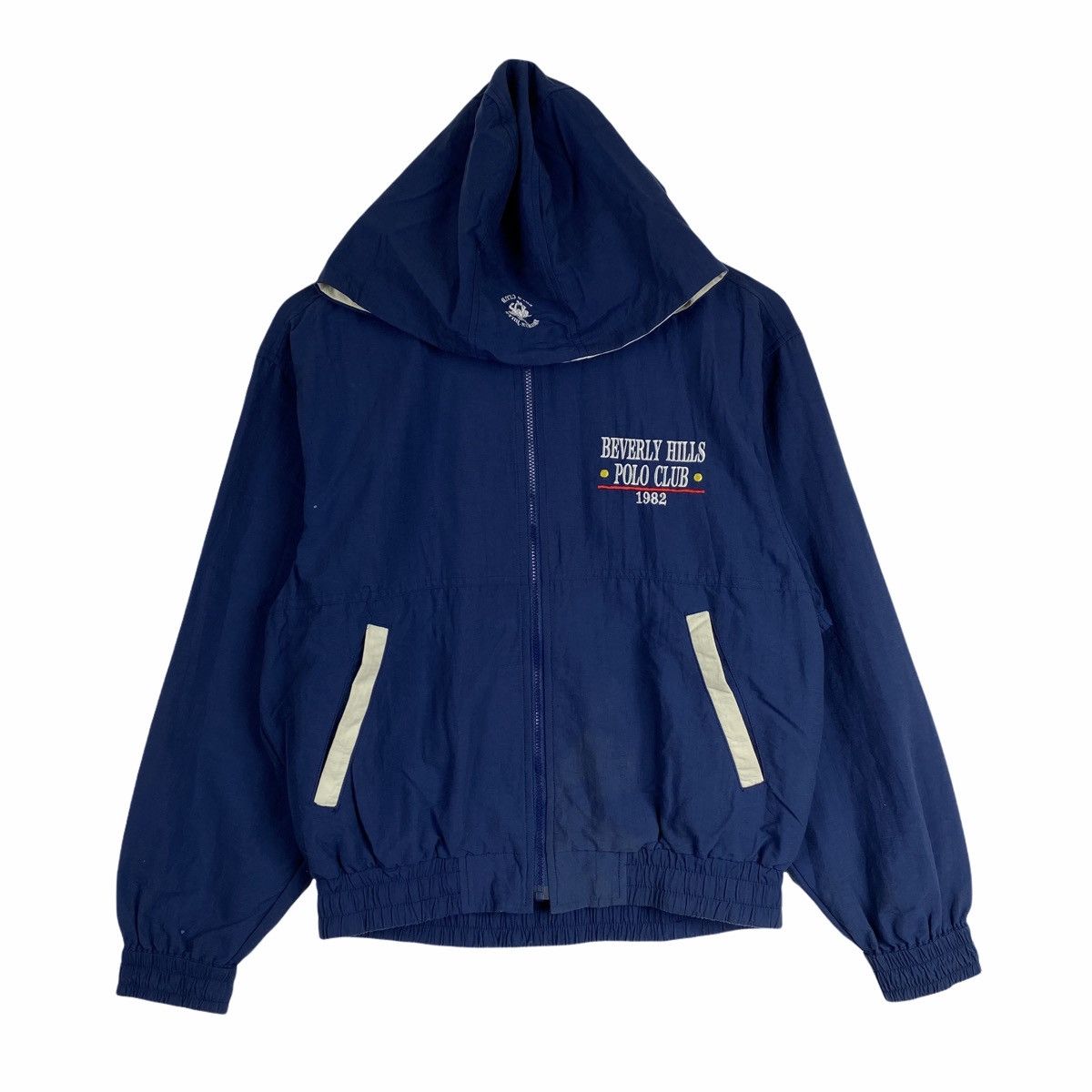 Beverly Hills Polo Club × Vintage VINTAGE BHPC SMALL LOGO ZIPPER HOODIE JACKET Size US M / EU 48-50 / 2 - 1 Thumbnail