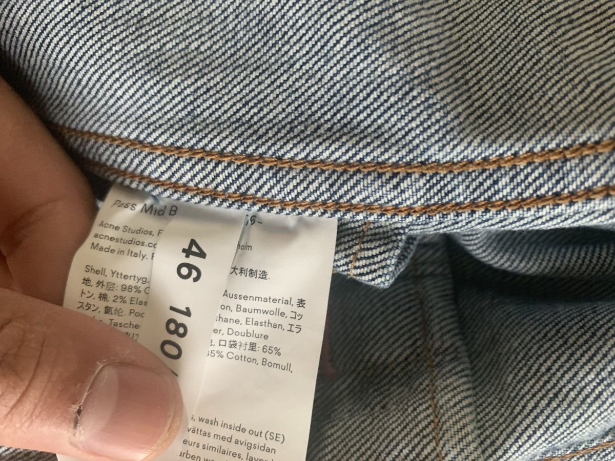 Acne Studios Pass Mid Blue Denim Size US S / EU 44-46 / 1 - 7 Thumbnail