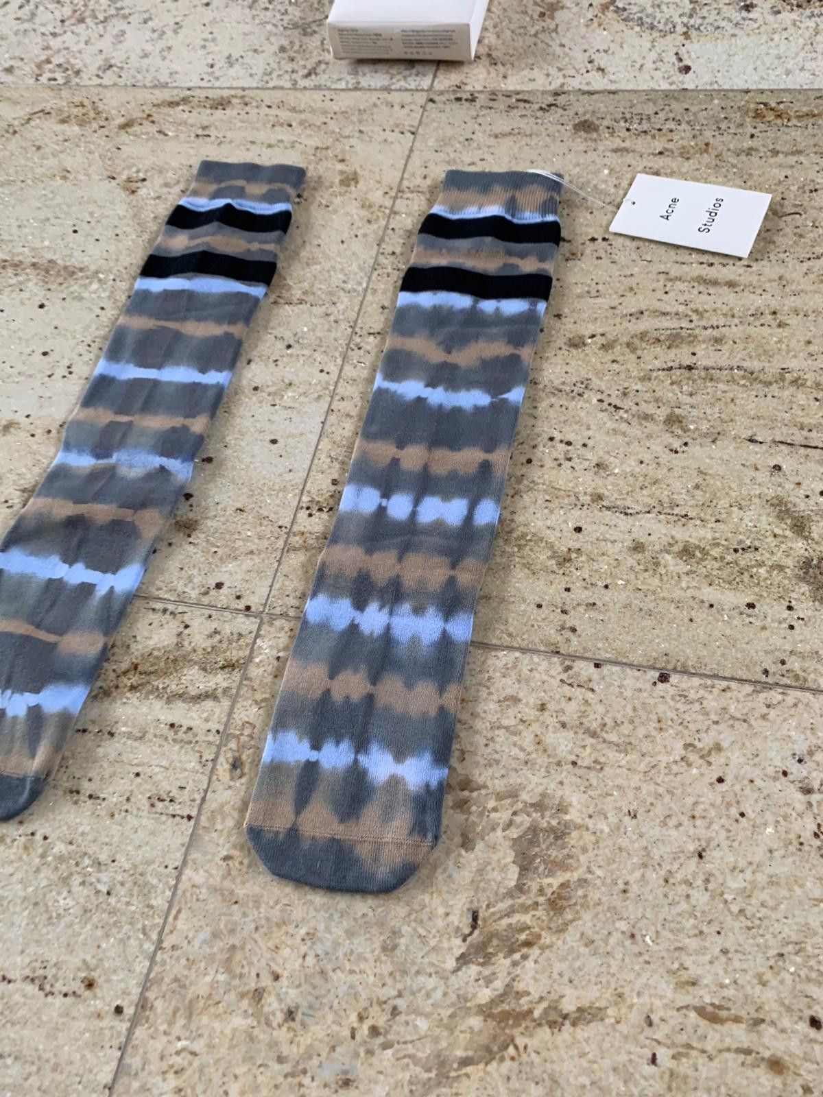 Acne Studios Nasaya S Dye Socks in Multicolor Size ONE SIZE - 10 Thumbnail